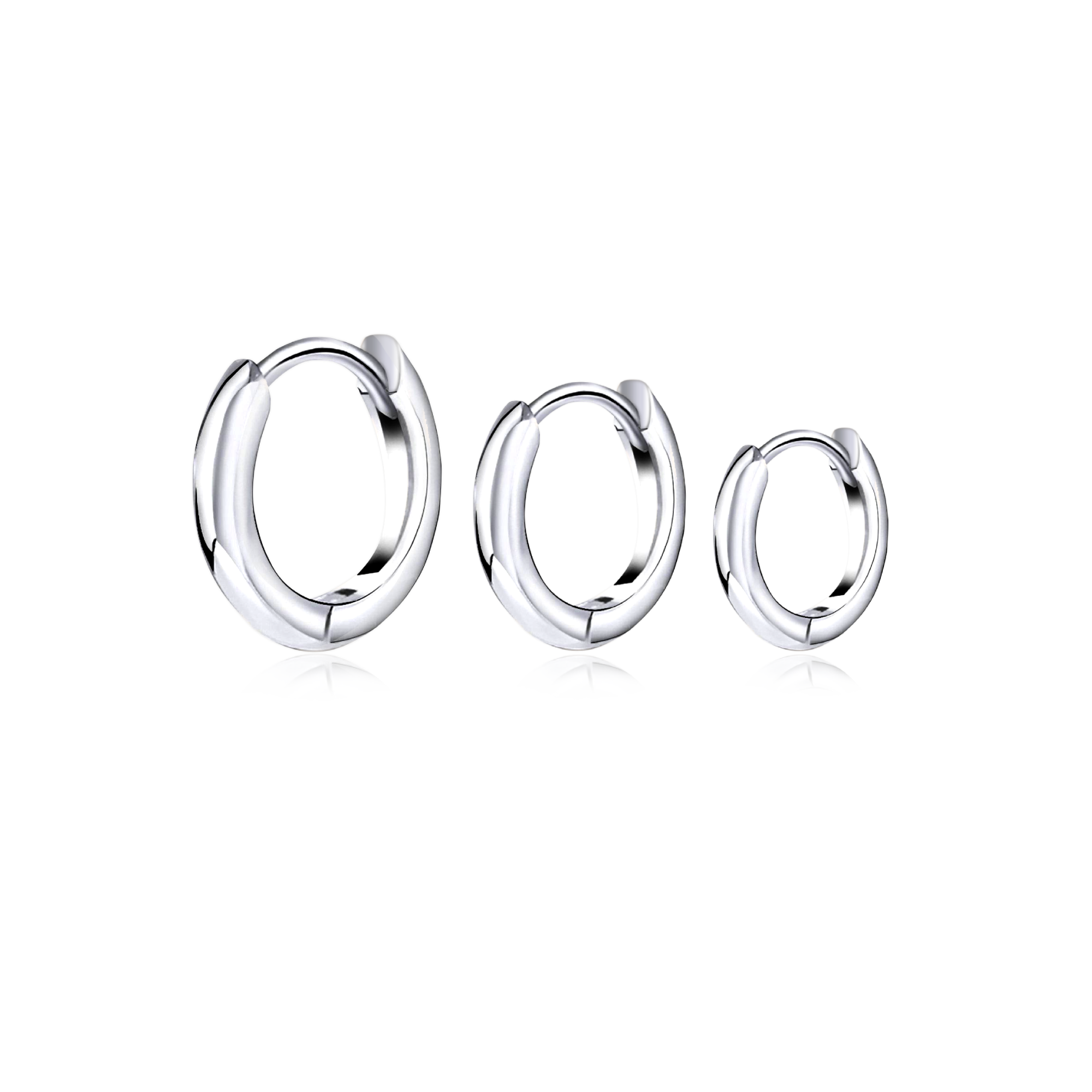 3-Hoops Earrings