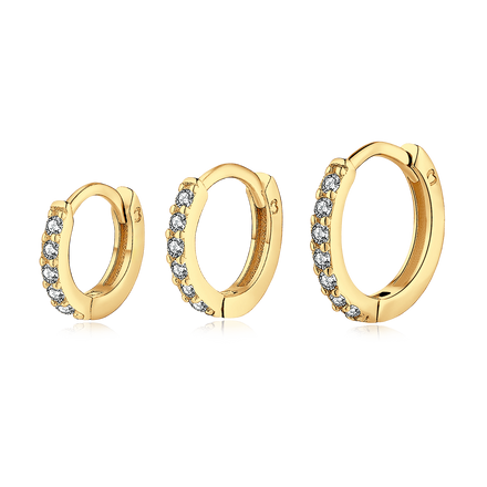 Triple Hoop Earrings