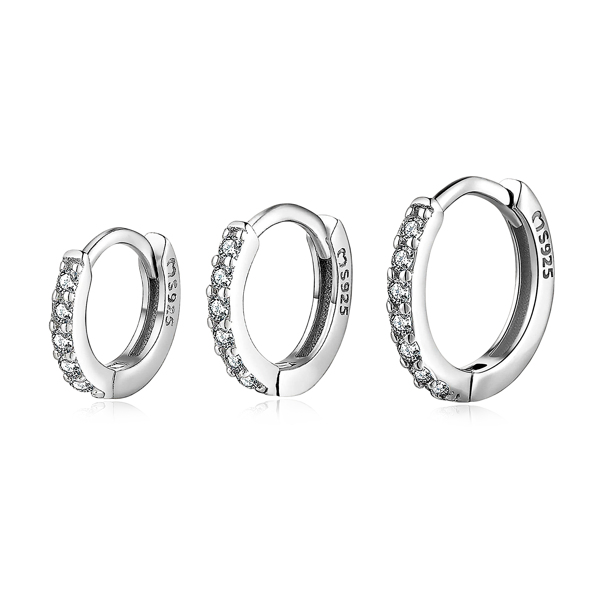 Triple Hoops Earrings - SophiaJewels