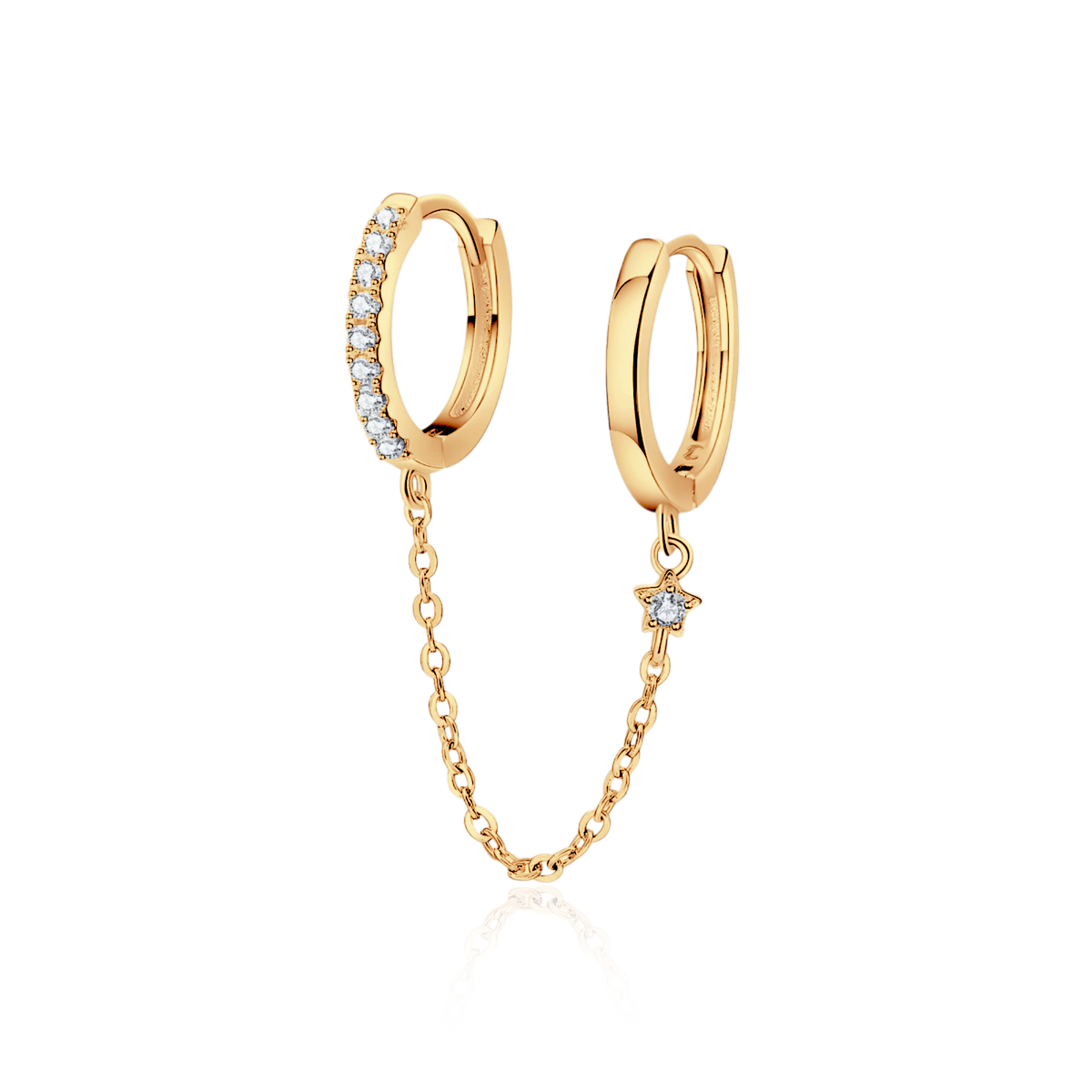 Hoop Chain Earrings