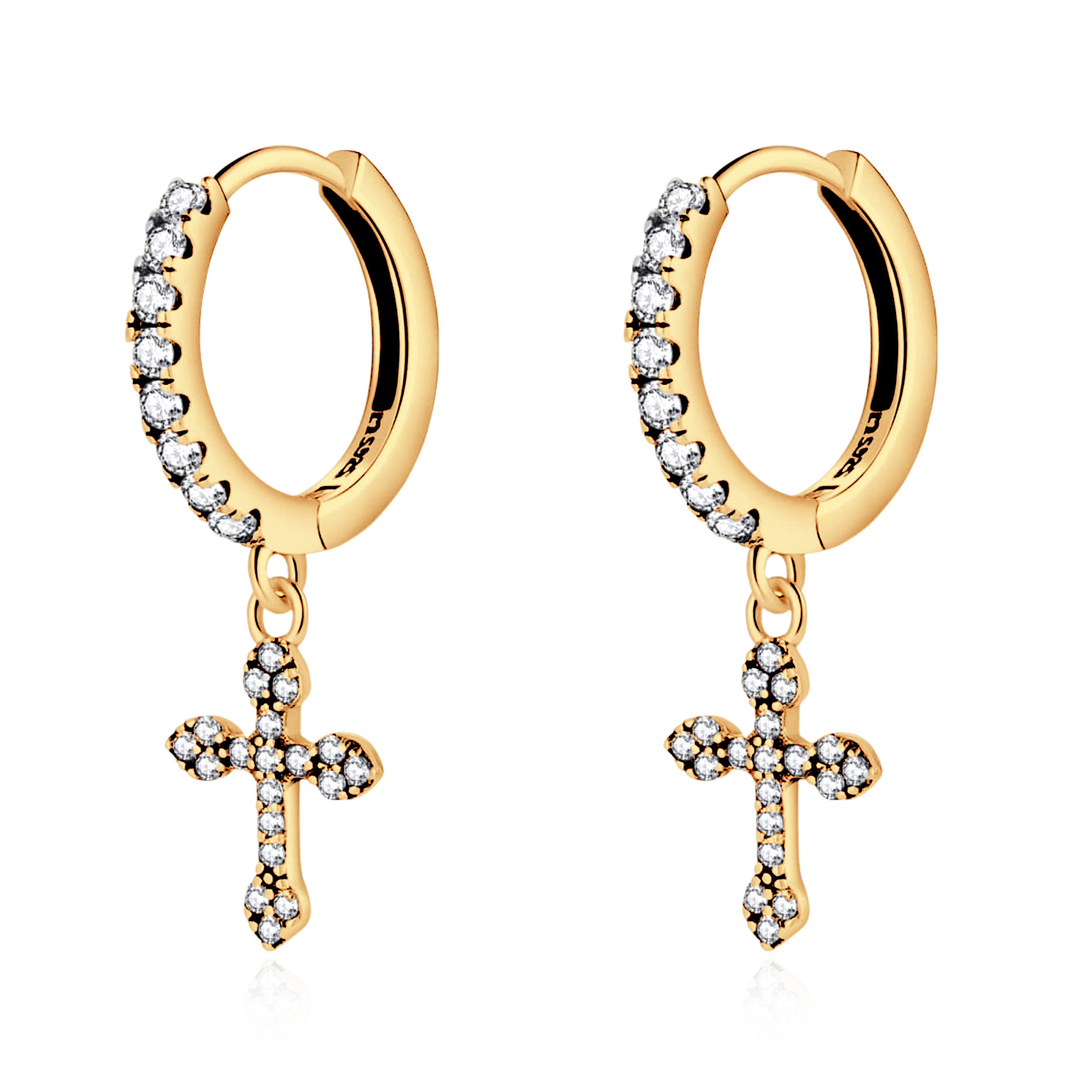 Gothic Cross Earrings - SophiaJewels