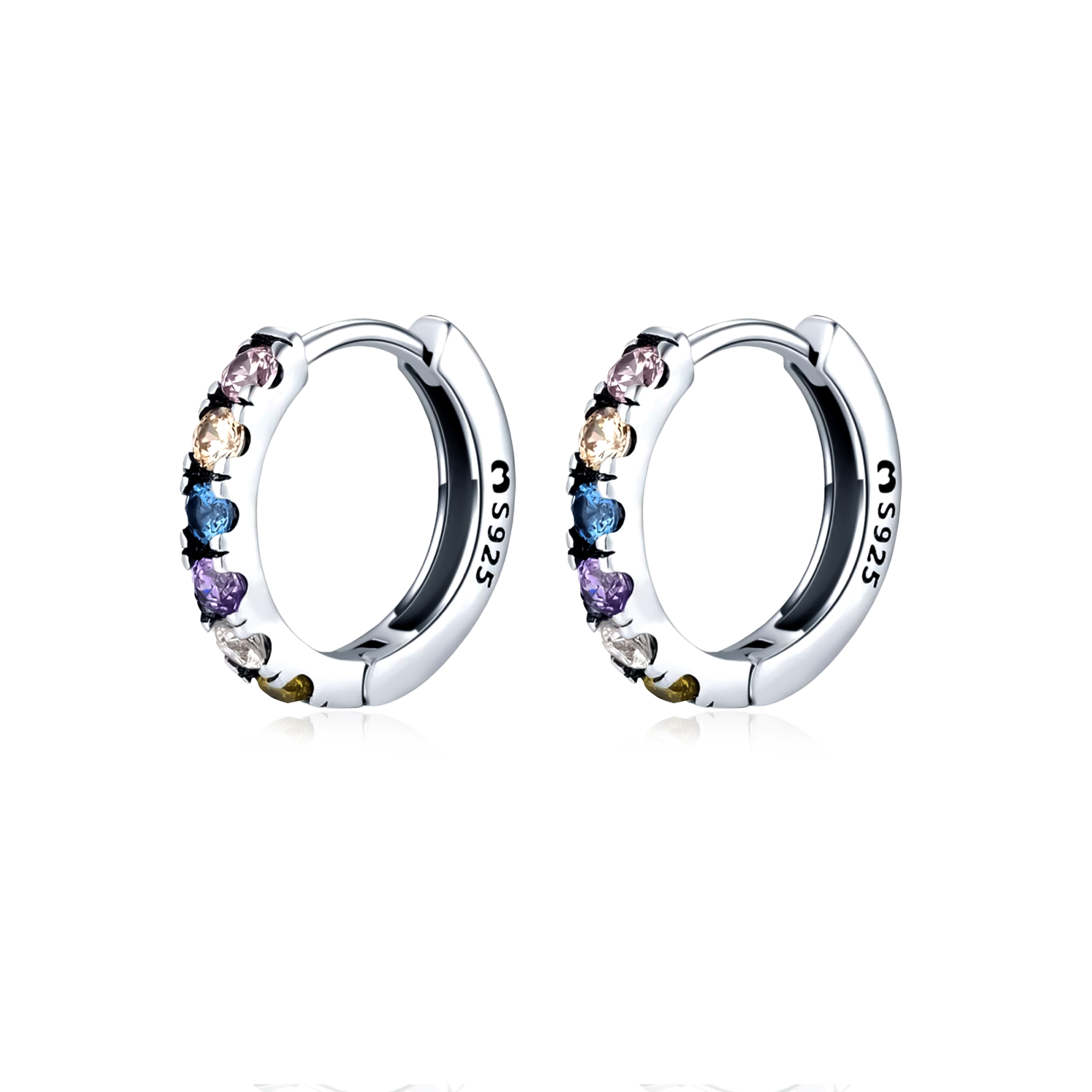Colourful Zircons Earrings - SophiaJewels