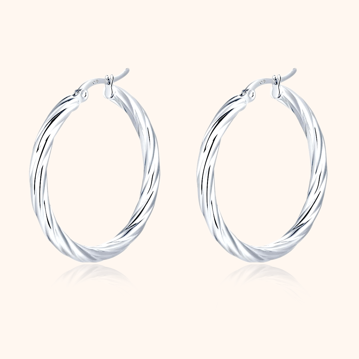 Wire Hoops Earrings - SophiaJewels