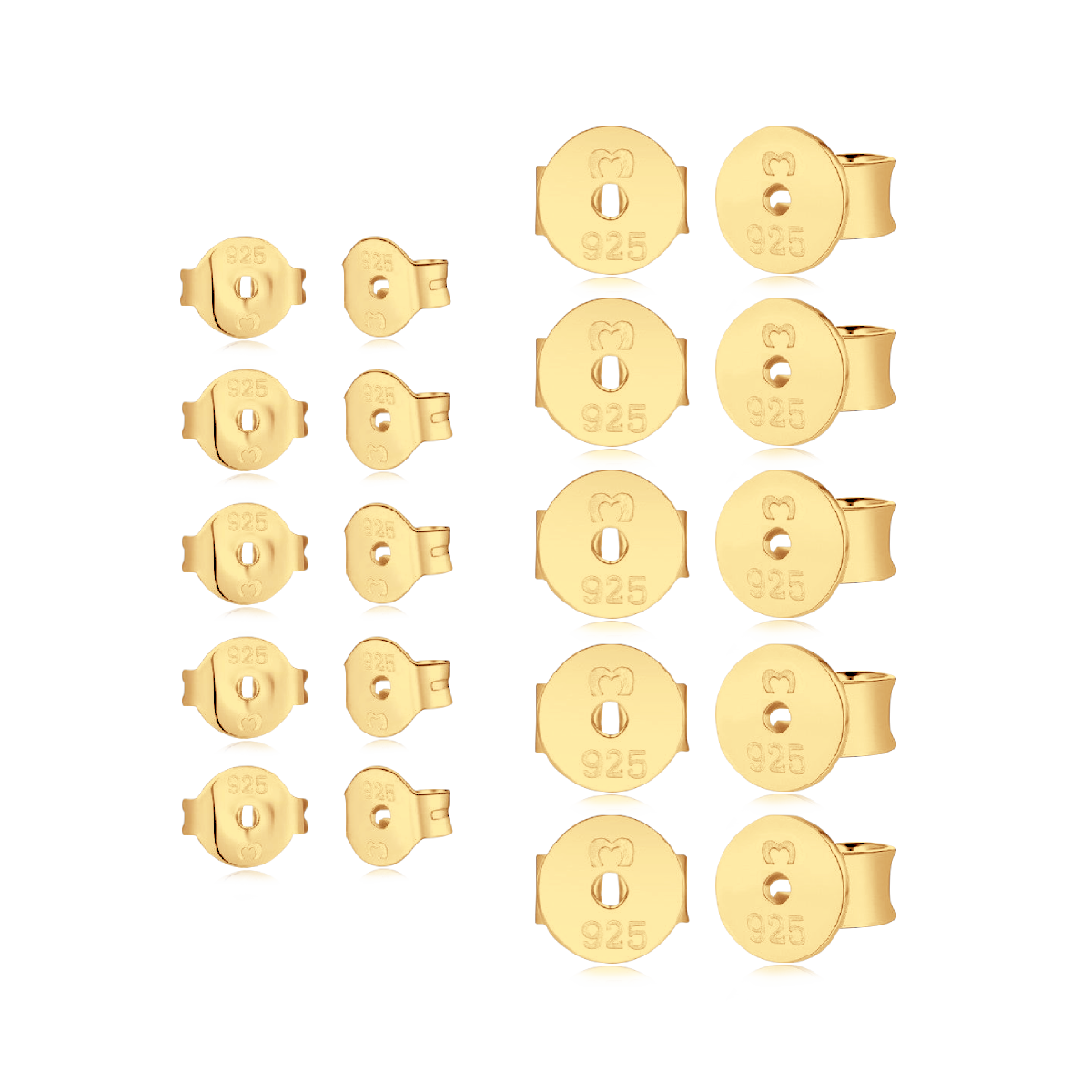 Earring Clasp - Nut - SophiaJewels