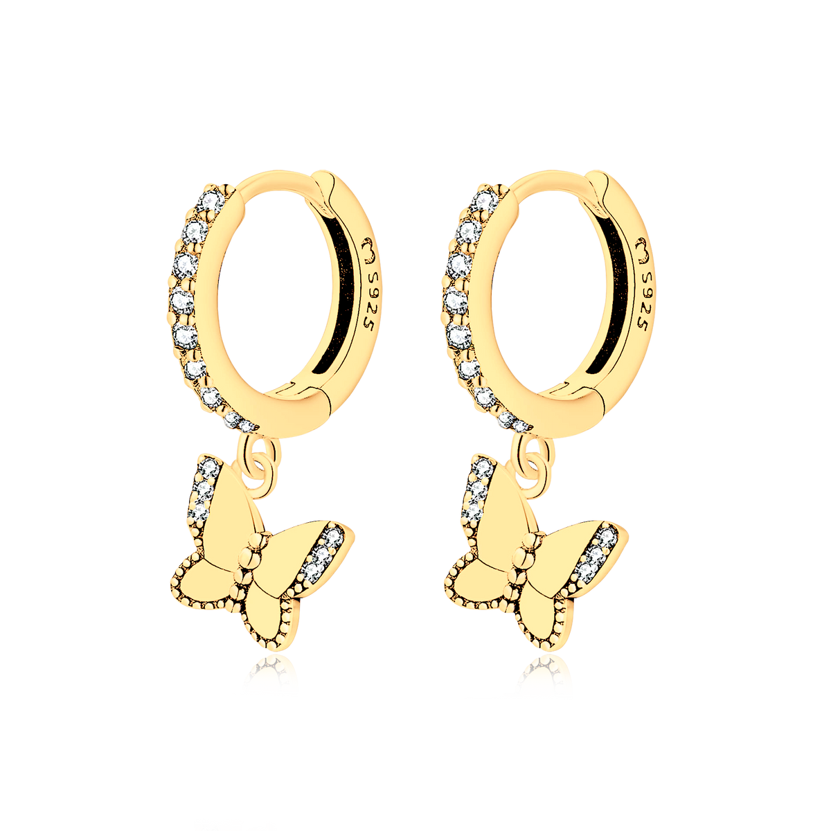 Illuminated Butterfly Earrings
