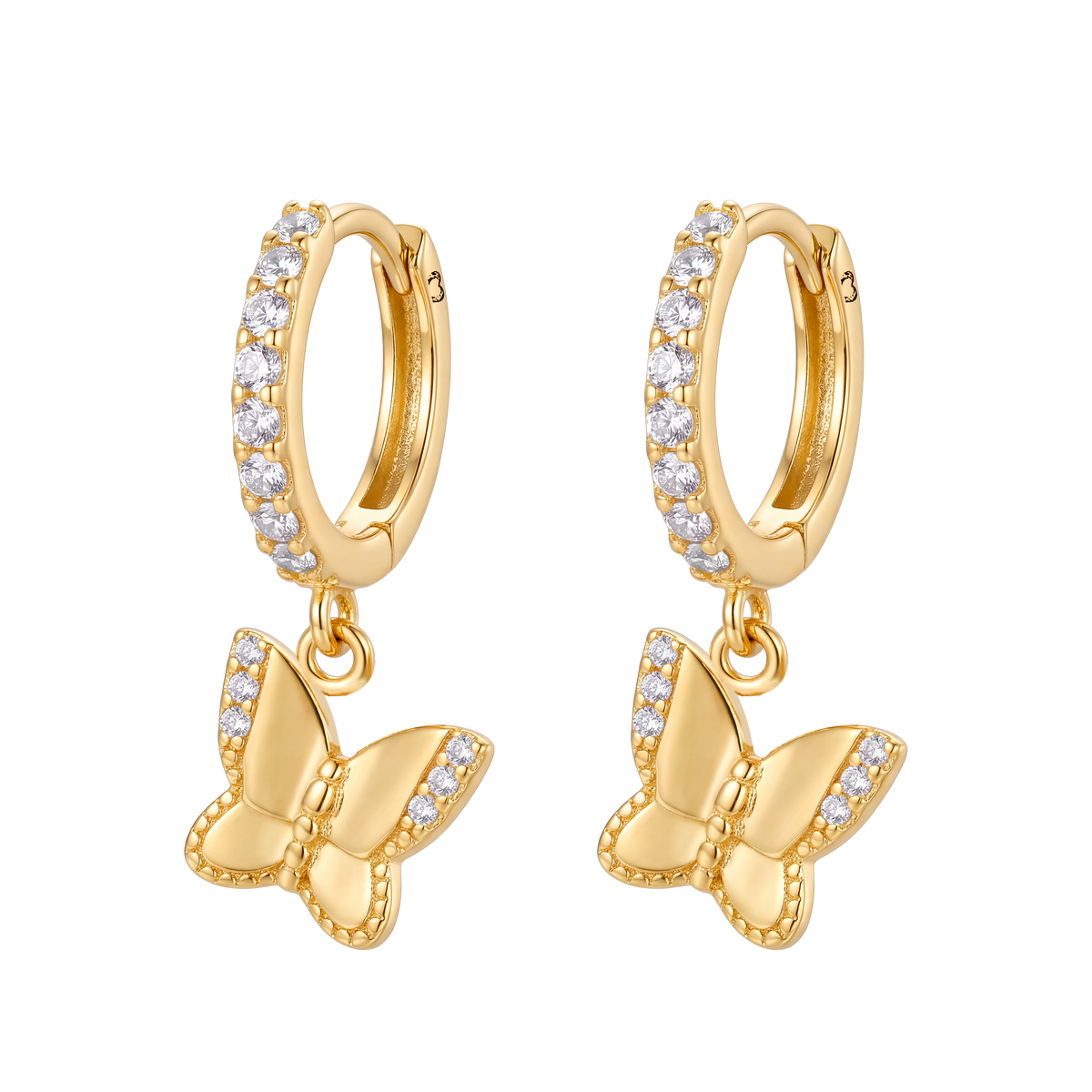 Illuminated Butterfly Earrings