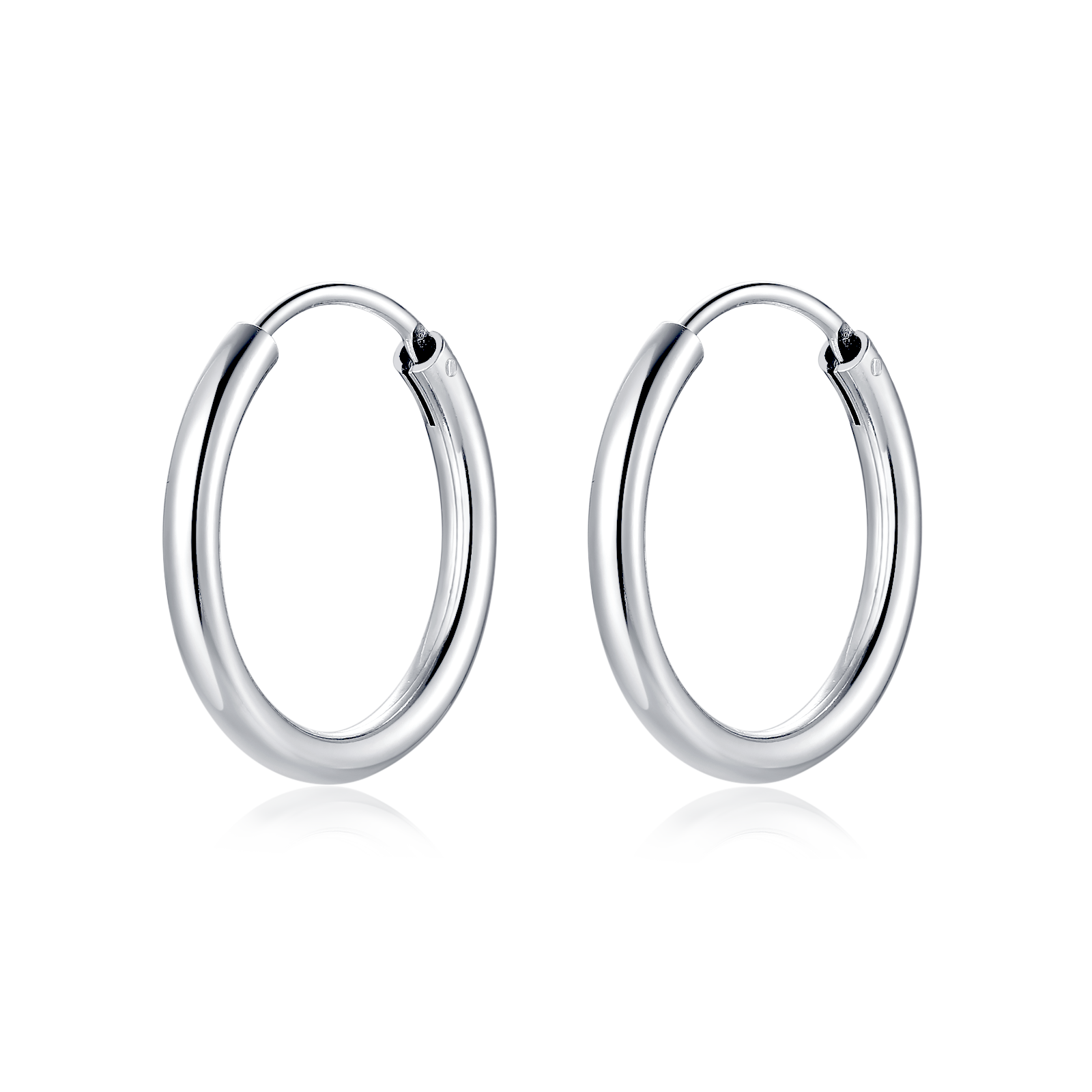 Silver Rounda Earrings - SophiaJewels
