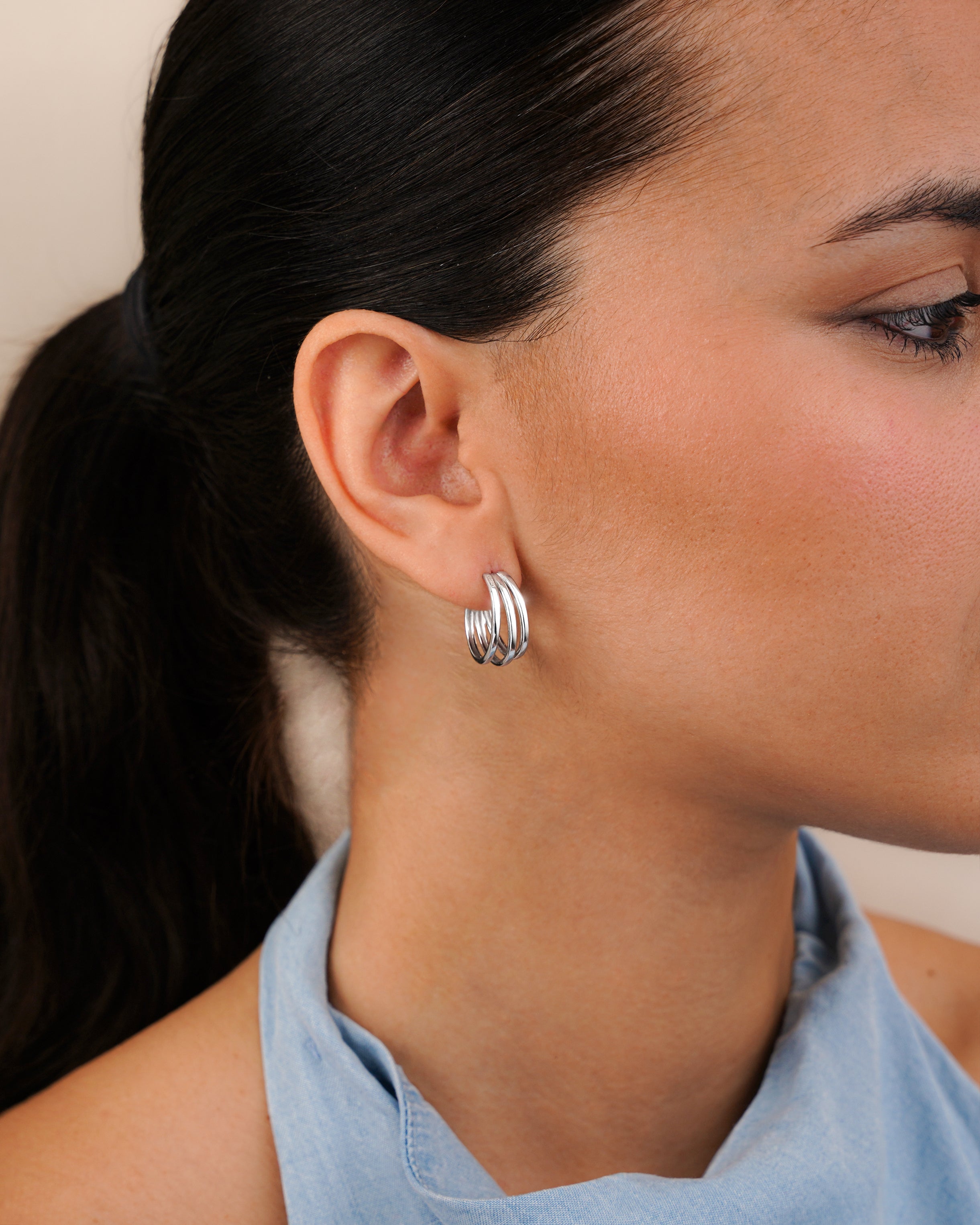 Half Ring Sahara Earrings - SophiaJewels