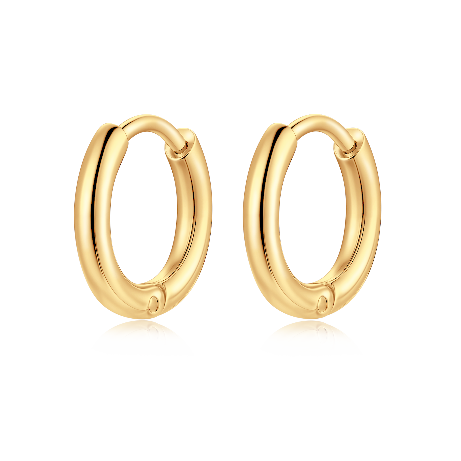 Steel Rounda Earrings
