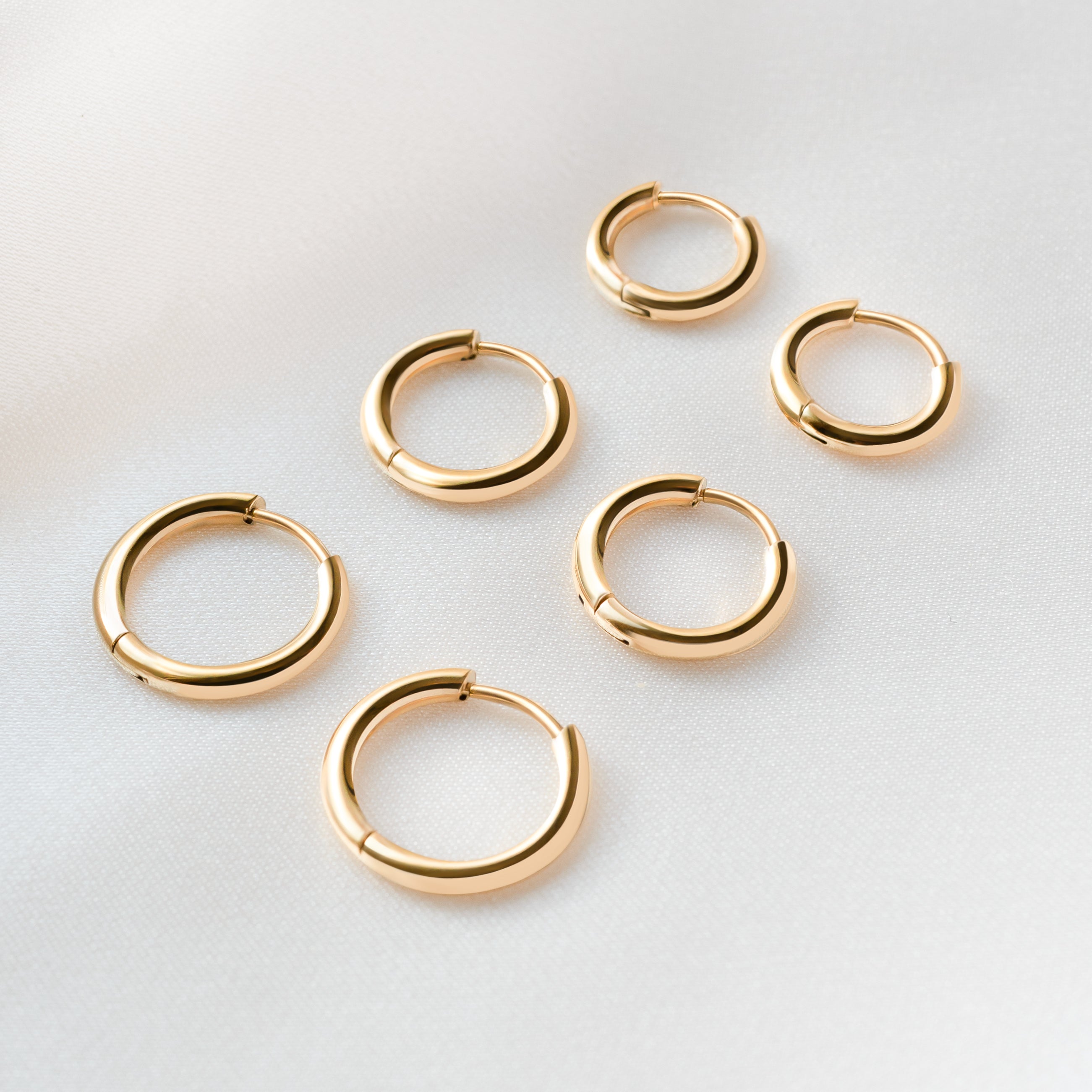 Steel Rounda Earrings - SophiaJewels