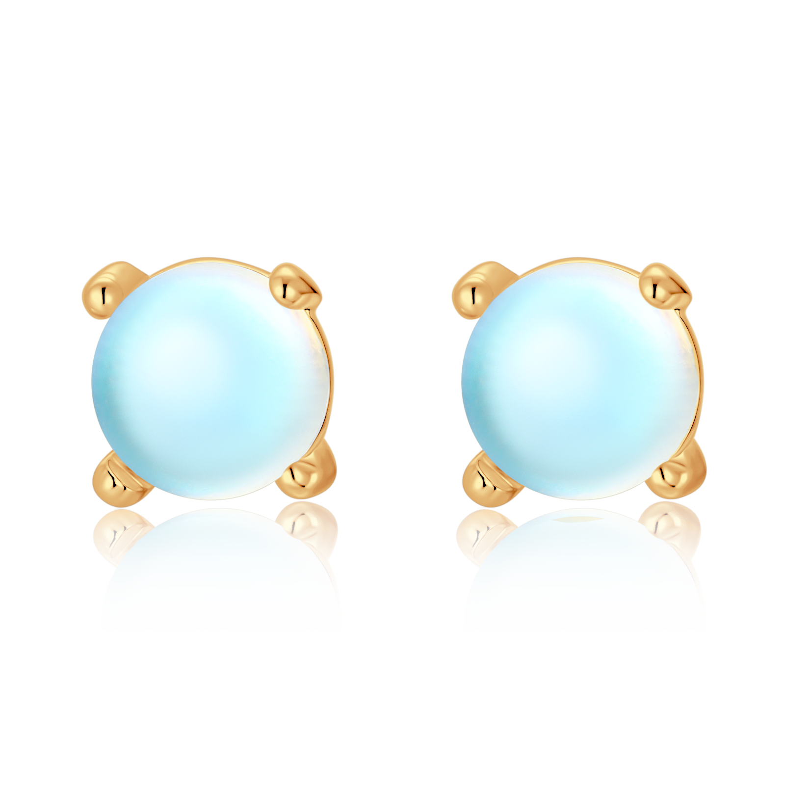 Blue Orbs Earrings