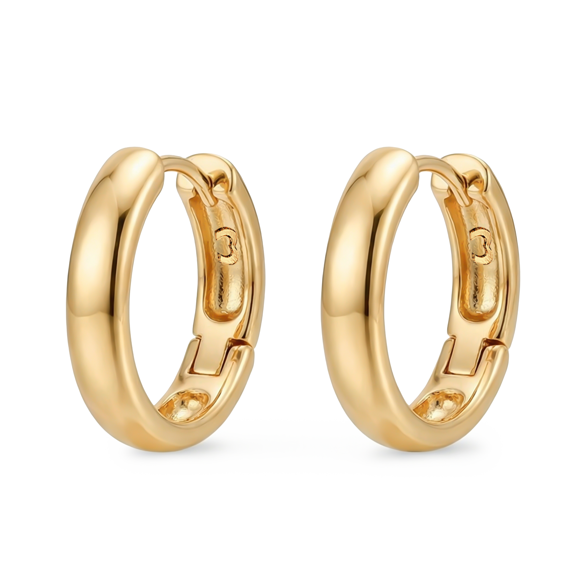 Closed Hoop Earrings