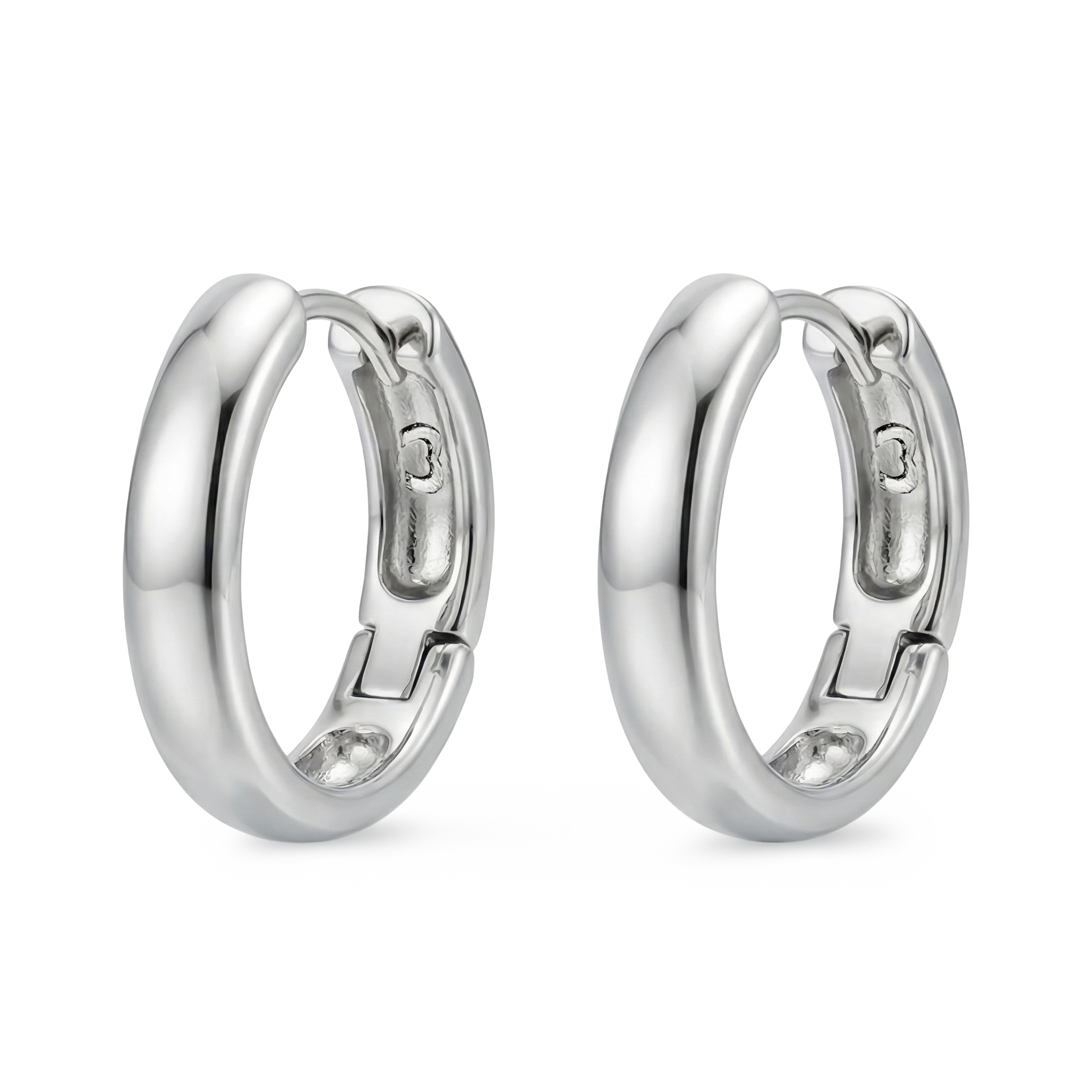 Closed Hoop Earrings