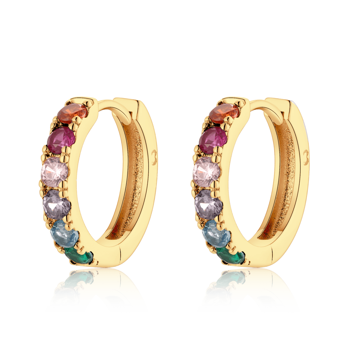 Chromatic Hoop Earrings