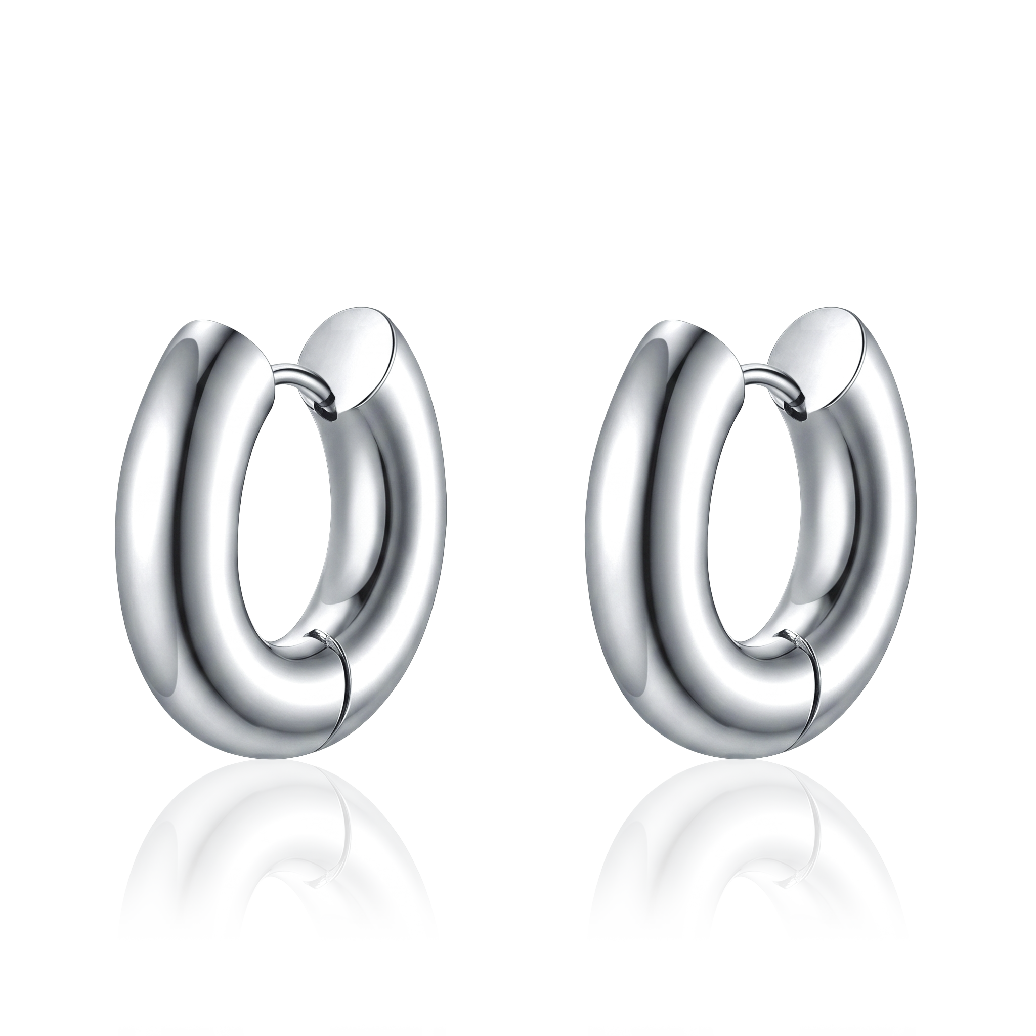 Plain Hoop Earrings