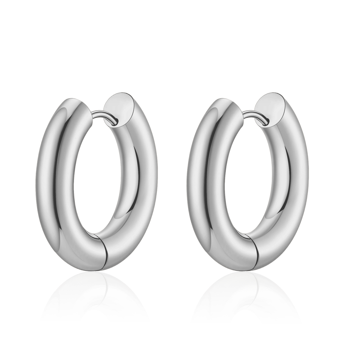 Plain Hoop Earrings
