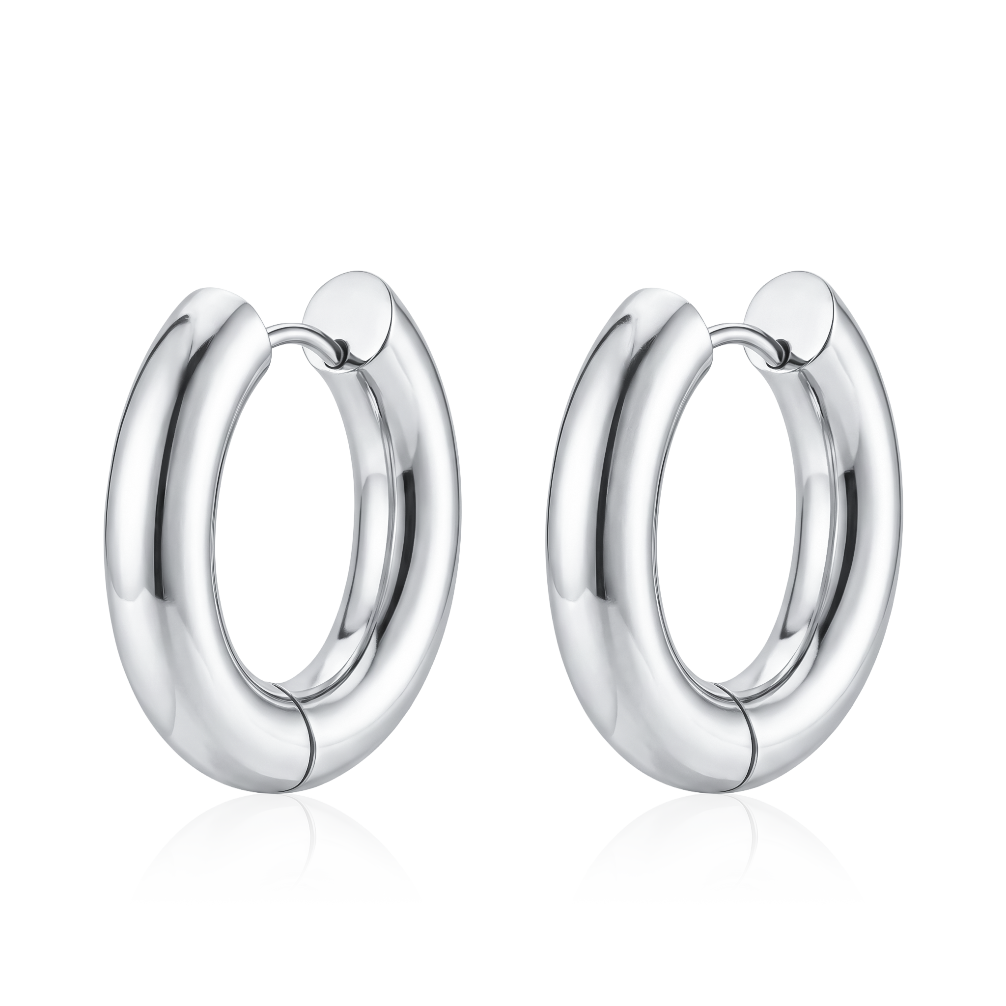 Plain Hoop Earrings