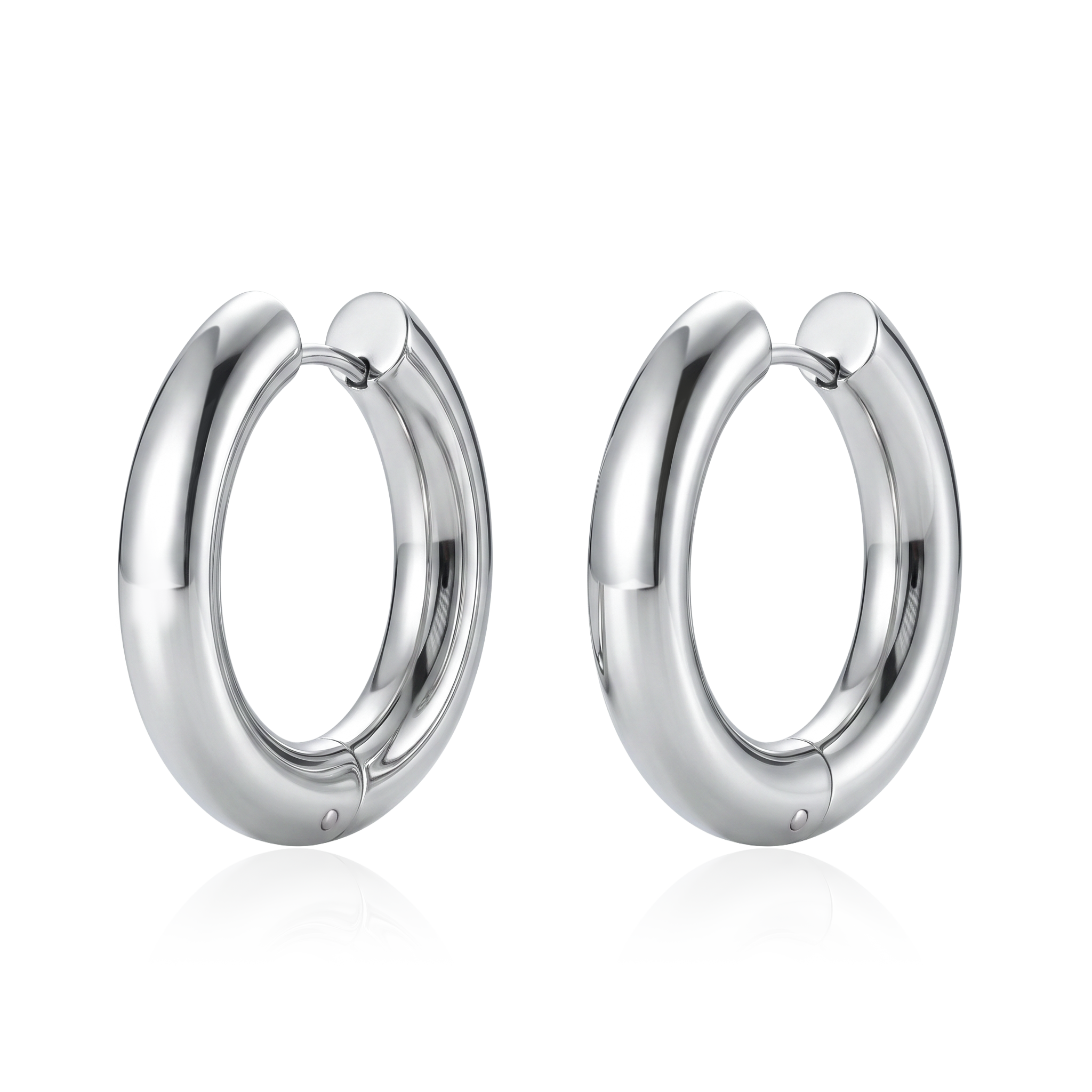 Plain Hoop Earrings