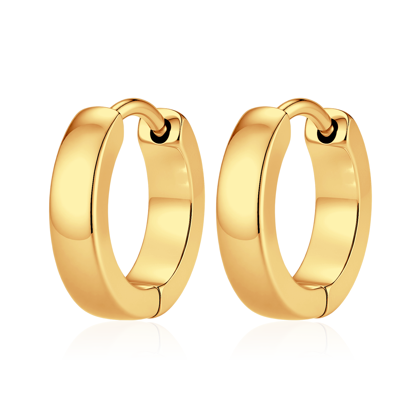 Wide Hoop Earrings