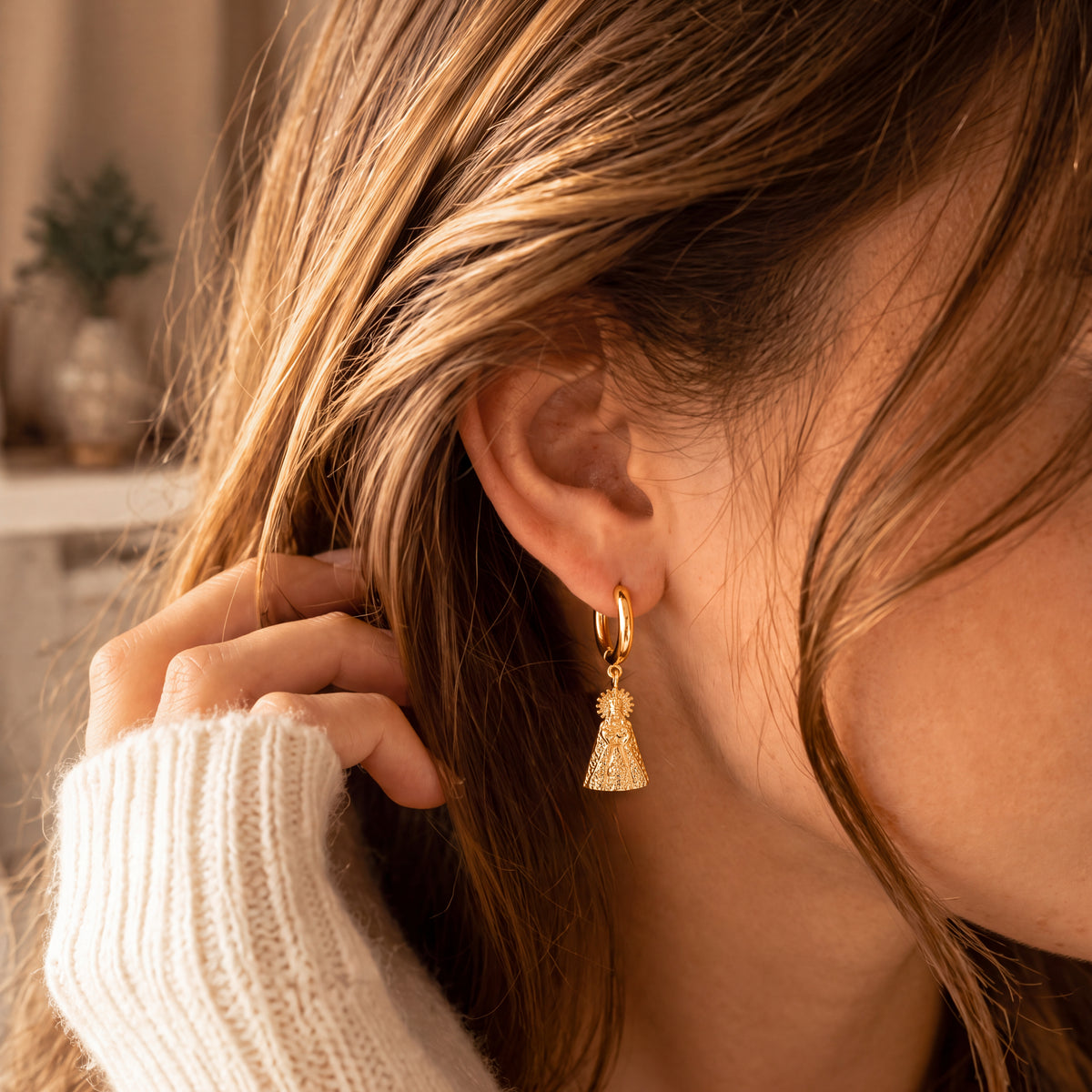 Virgin of Macarena Earrings