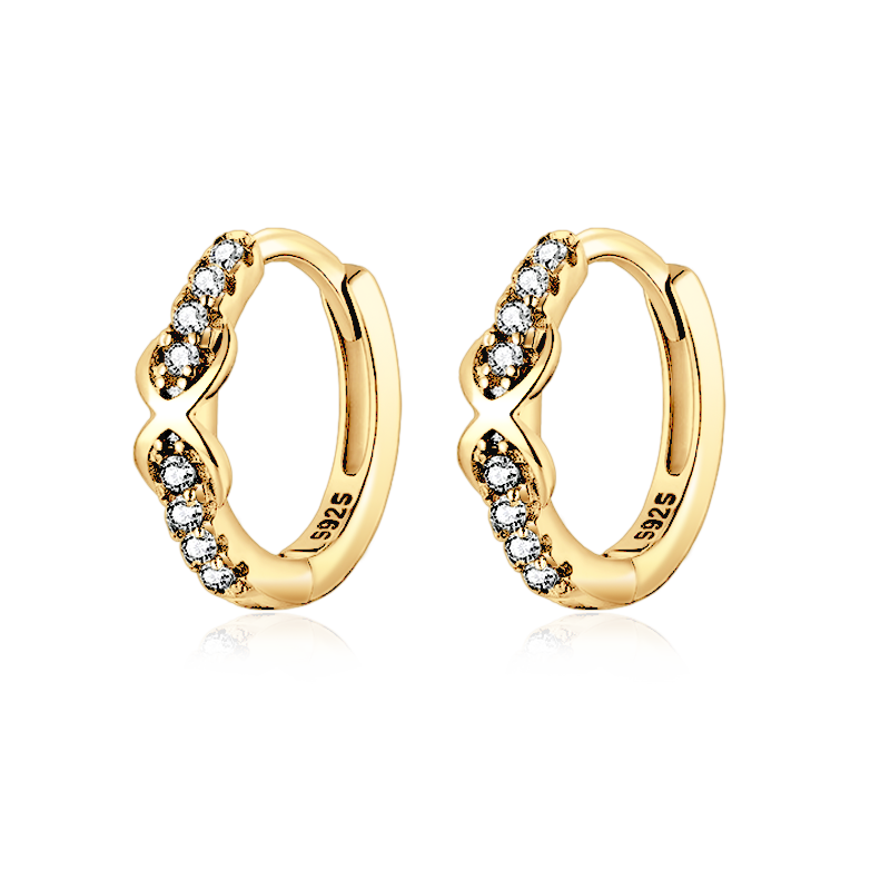 Shiny Infinities Earrings - SophiaJewels