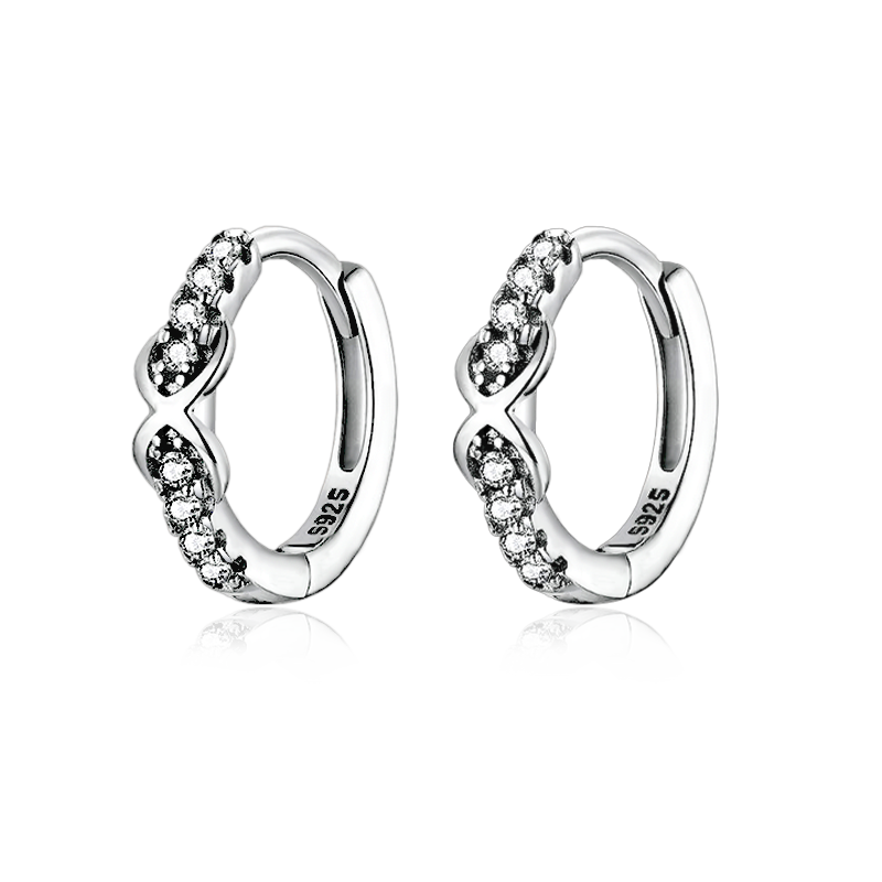Shiny Infinities Earrings - SophiaJewels