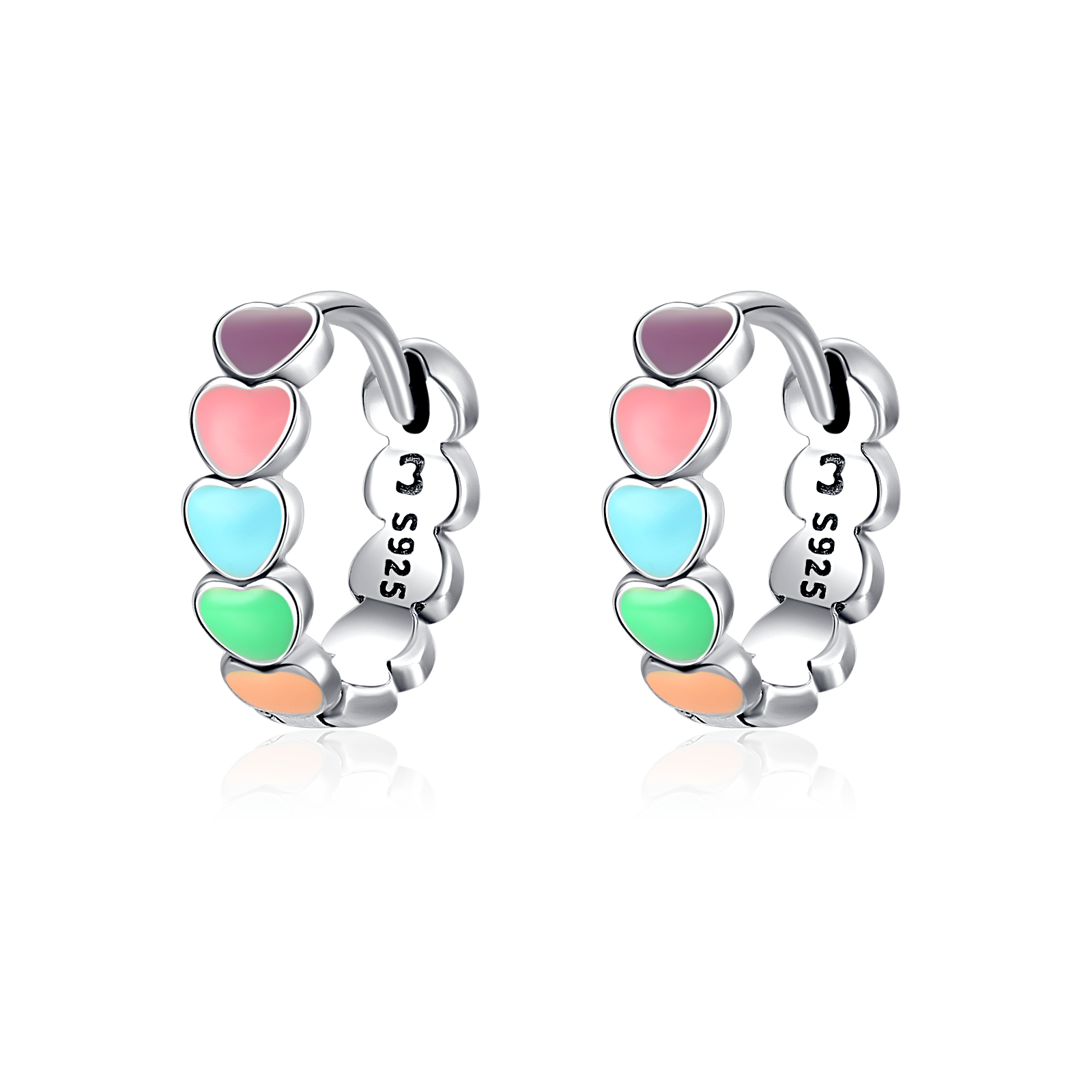 Colourful Love Earrings - SophiaJewels