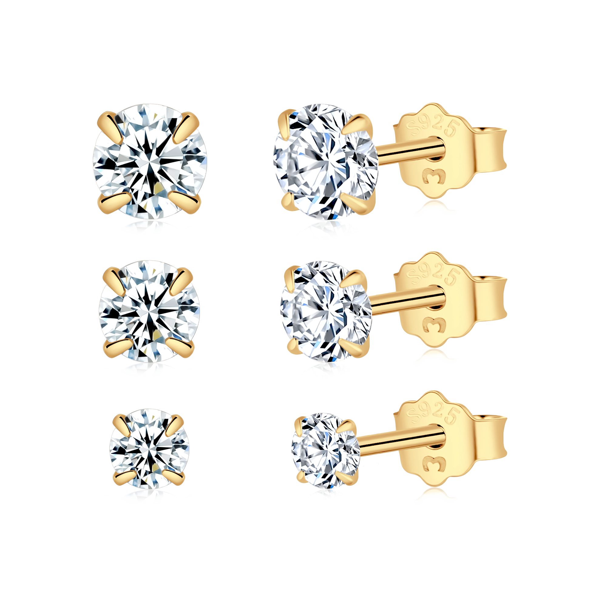 Tiny Zirconia Mini Earrings