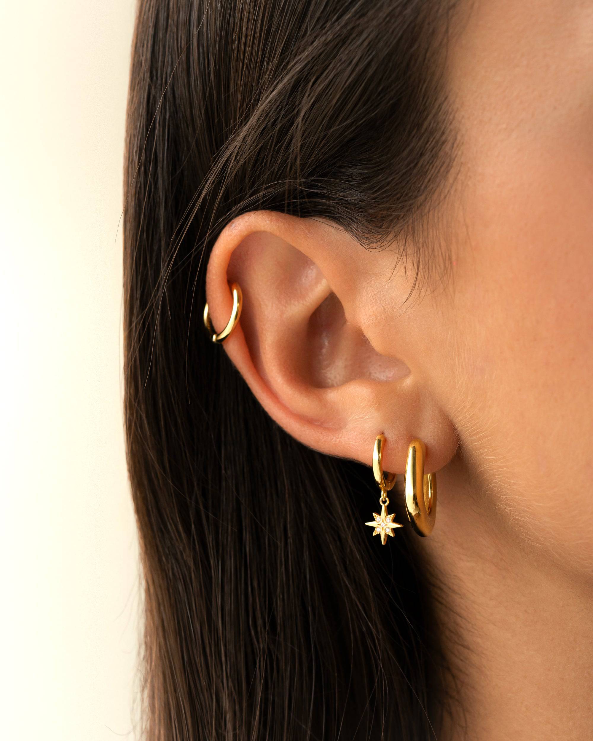 "Half Ring Lumina" Earrings - SophiaJewels