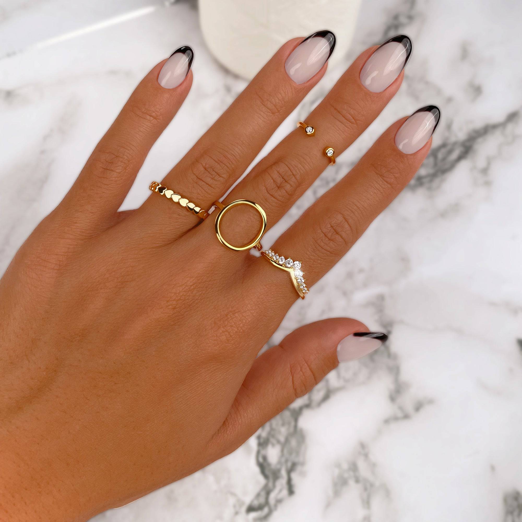 "Zirconia Crown" Ring - SophiaJewels