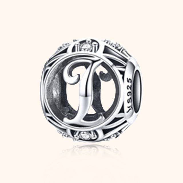 Round Letter Bead
