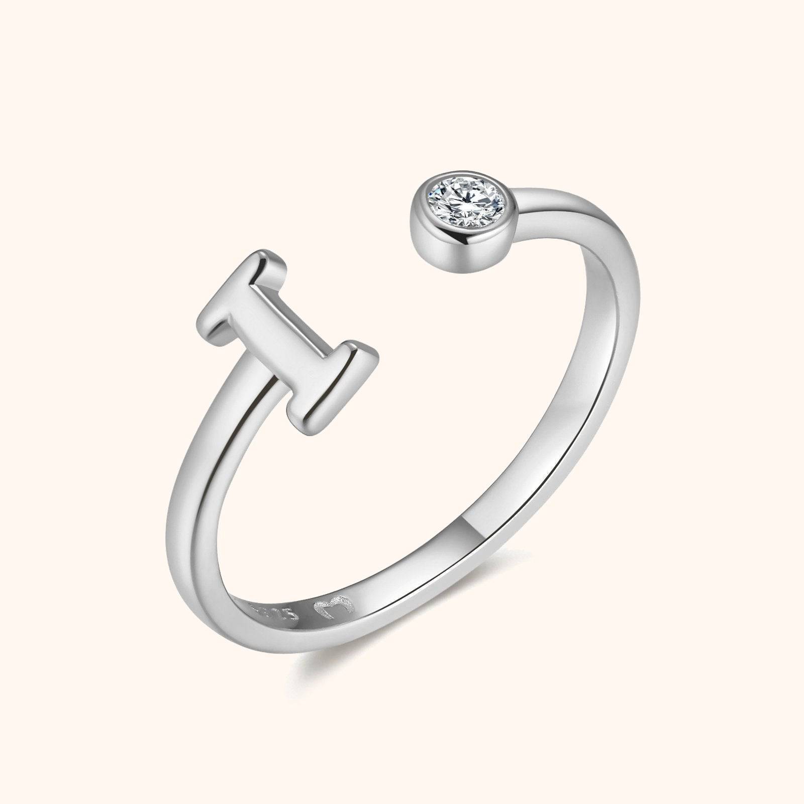 Top Letter Ring - SophiaJewels