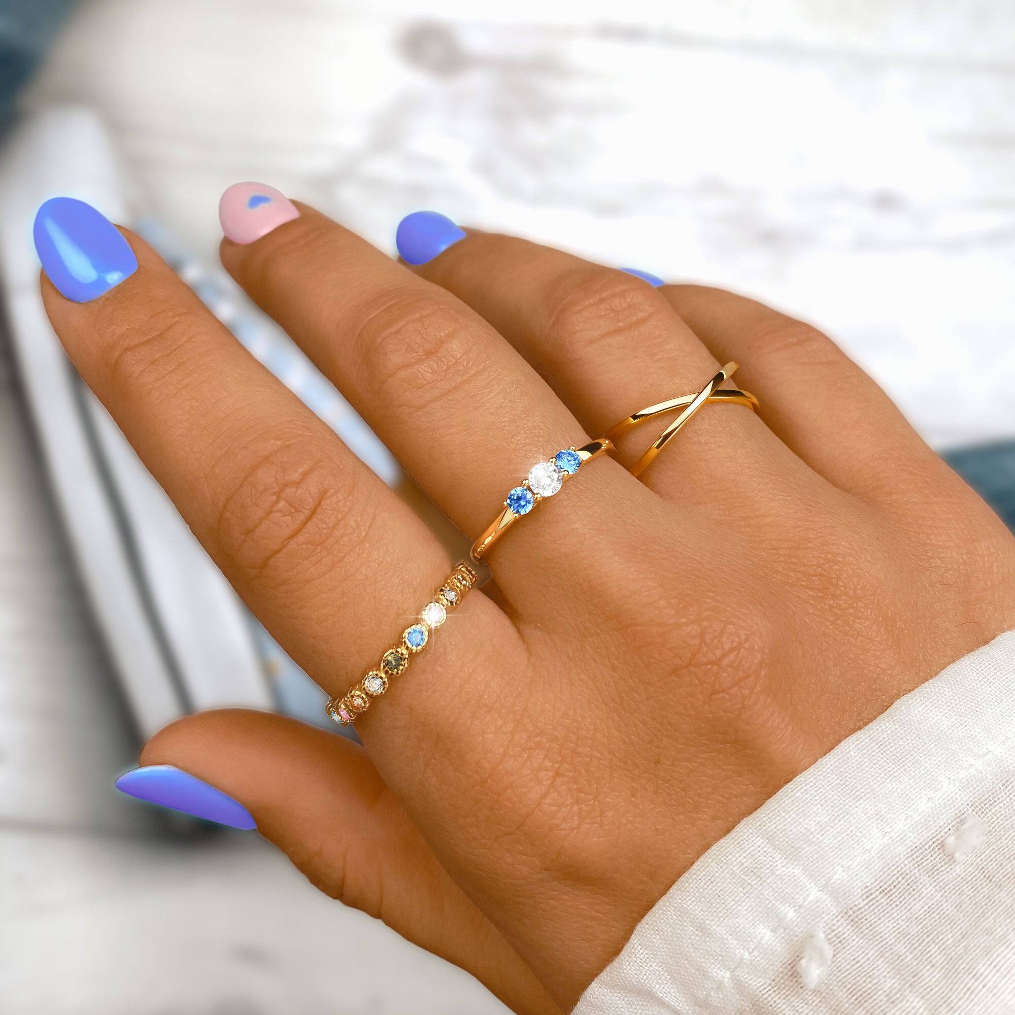 "Circular Colourful" Ring - SophiaJewels
