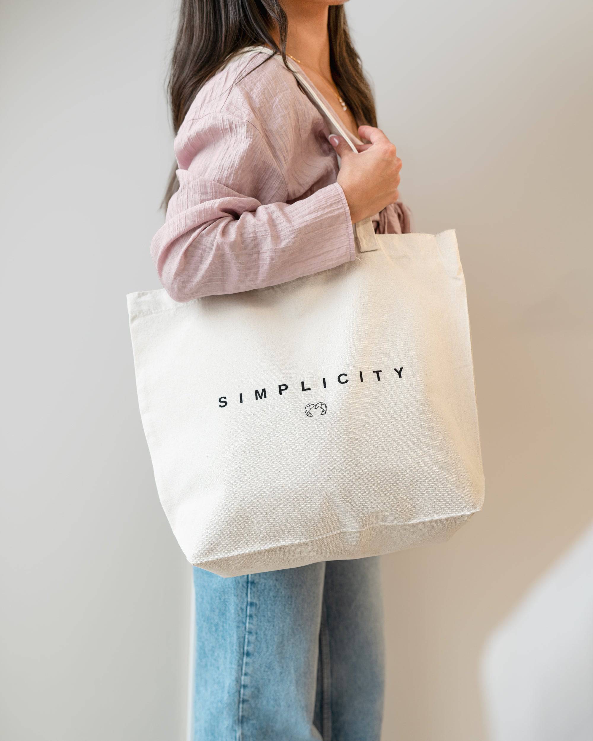 "Simplicity" Tote Bag - SophiaJewels