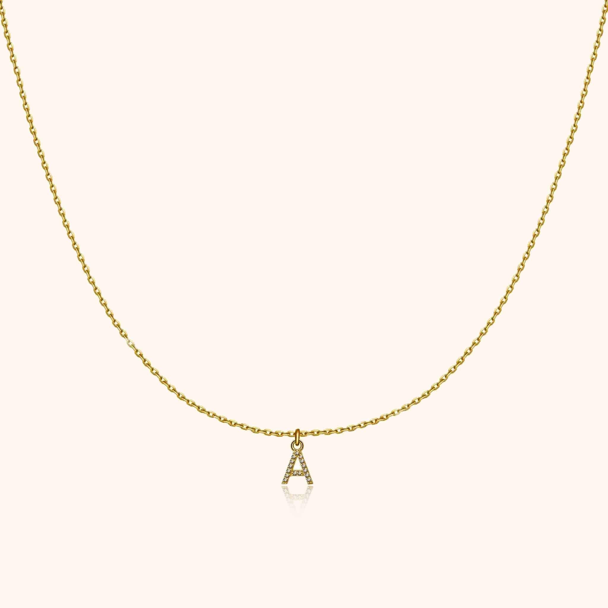 "Little Initial" Necklace - SophiaJewels