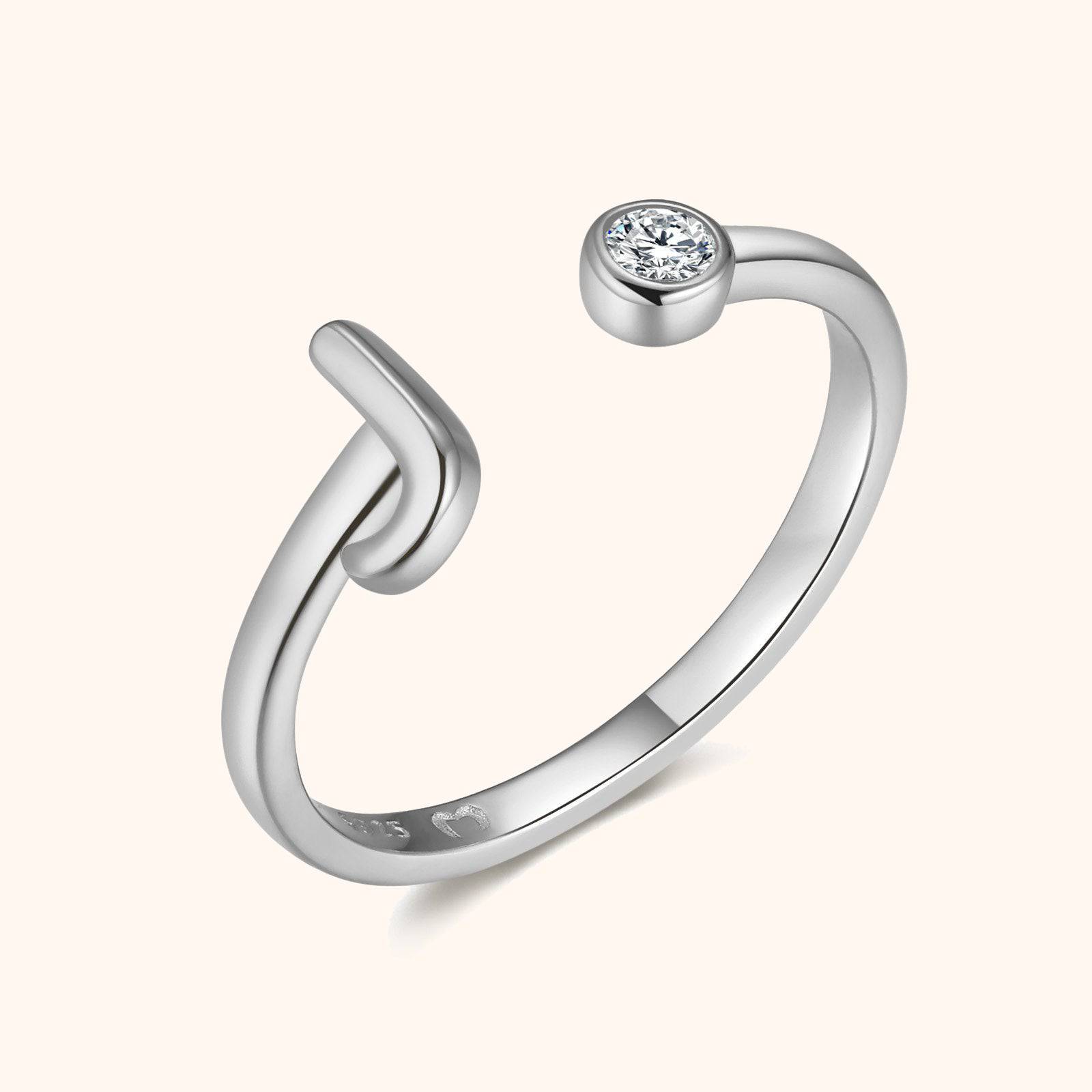 Top Letter Ring - SophiaJewels