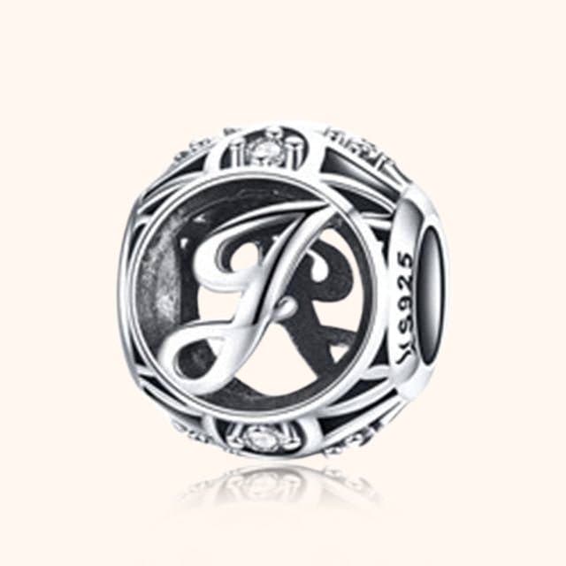 Round Letter Bead