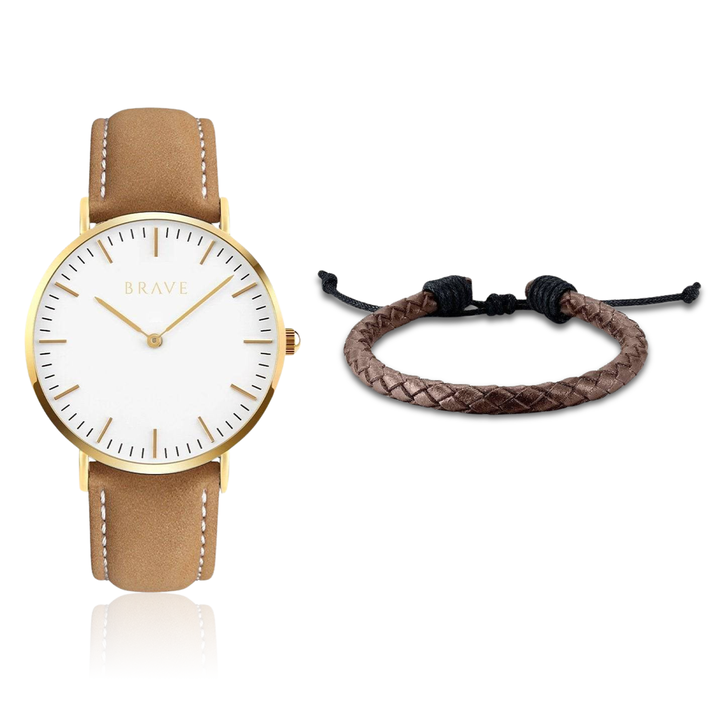 Classic~ Kit Watch + Bracelet BRAVE - SophiaJewels