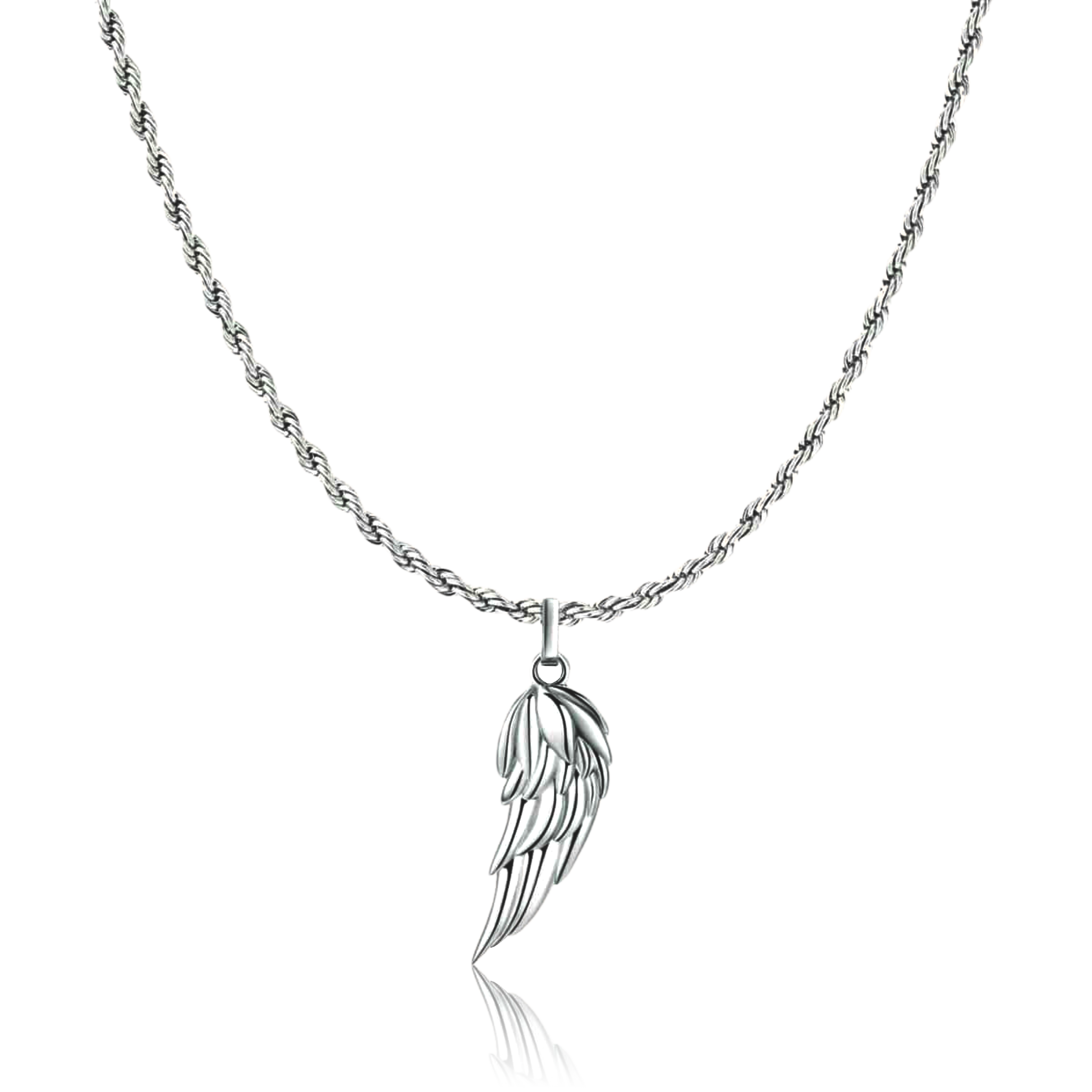 Wing BRAVE Men's Necklace - SophiaJewels
