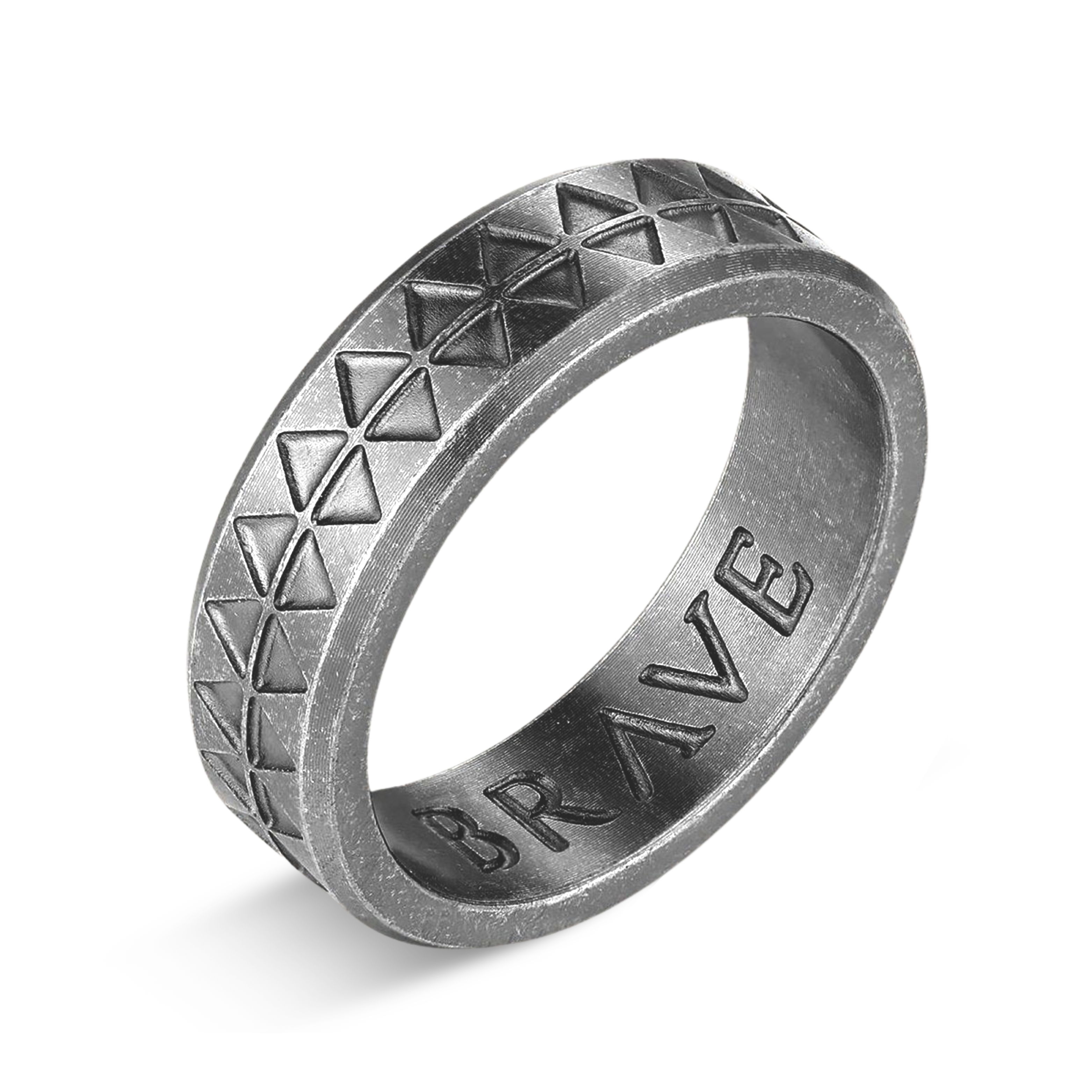 Tribal BRAVE Men's Ring - SophiaJewels