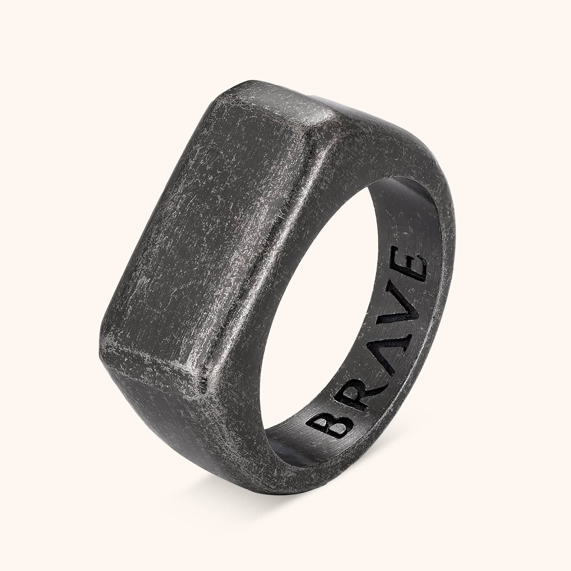 "Fog" BRAVE Men's Ring - SophiaJewels