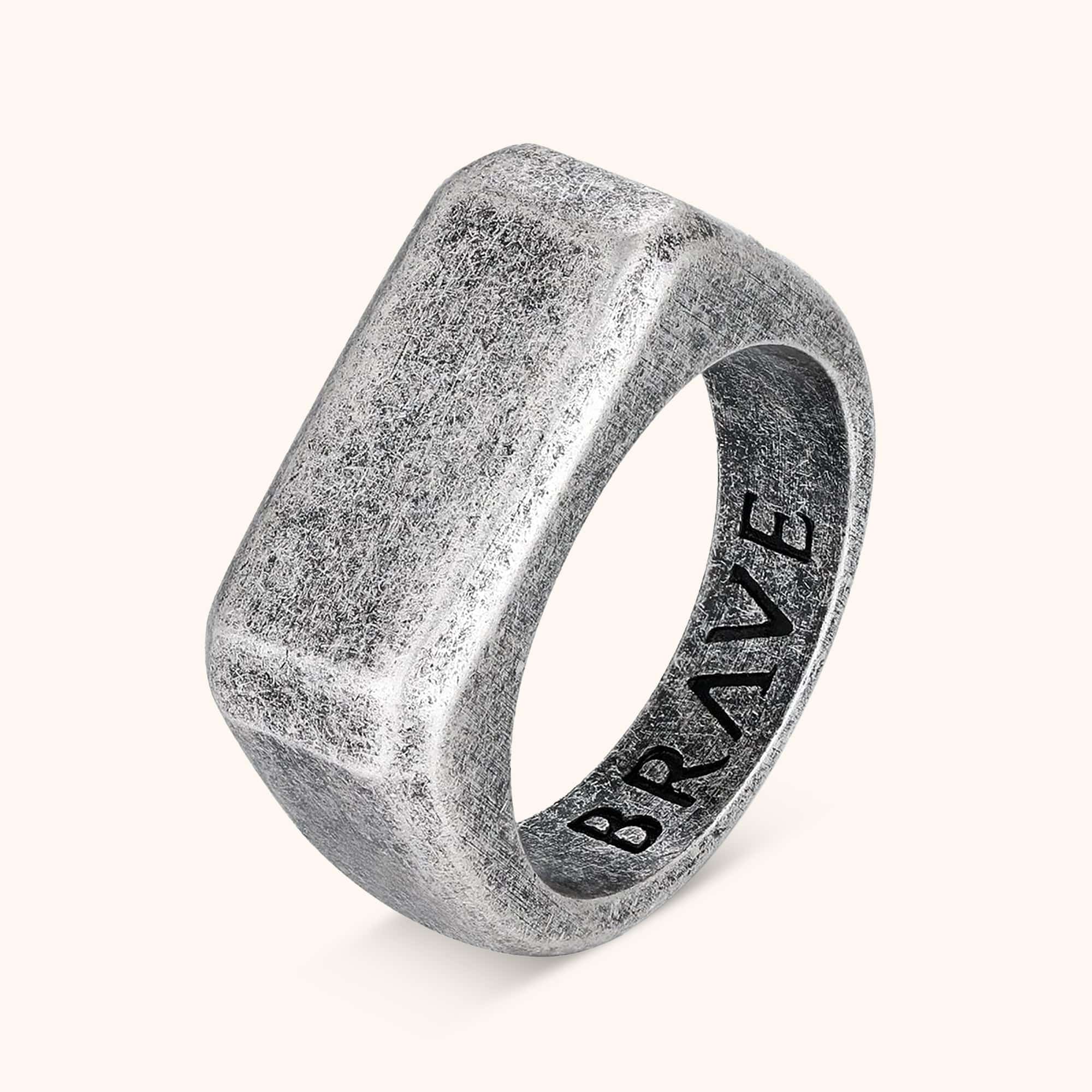 "Fog" BRAVE Men's Ring - SophiaJewels