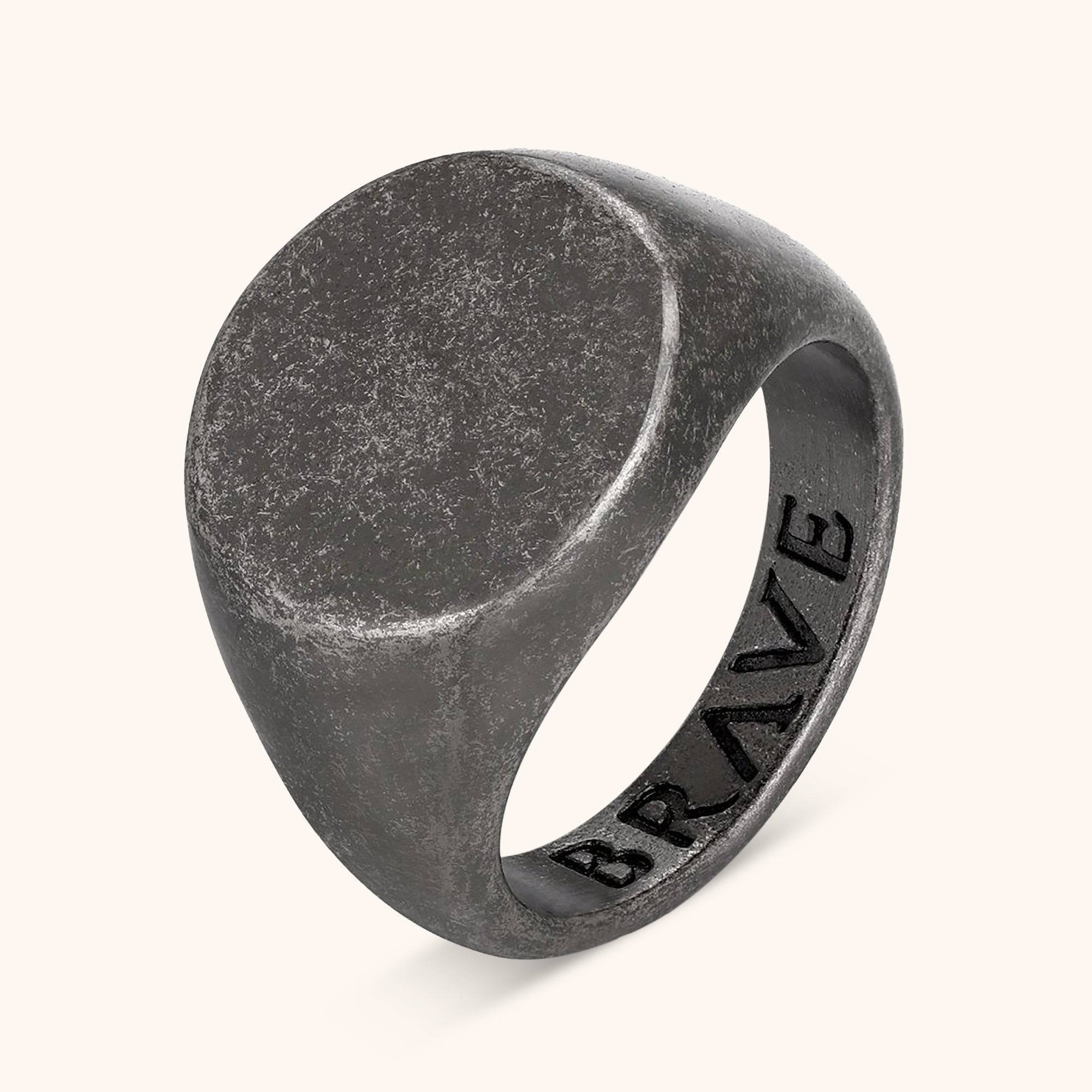 "Shadow" BRAVE Men's Ring - SophiaJewels