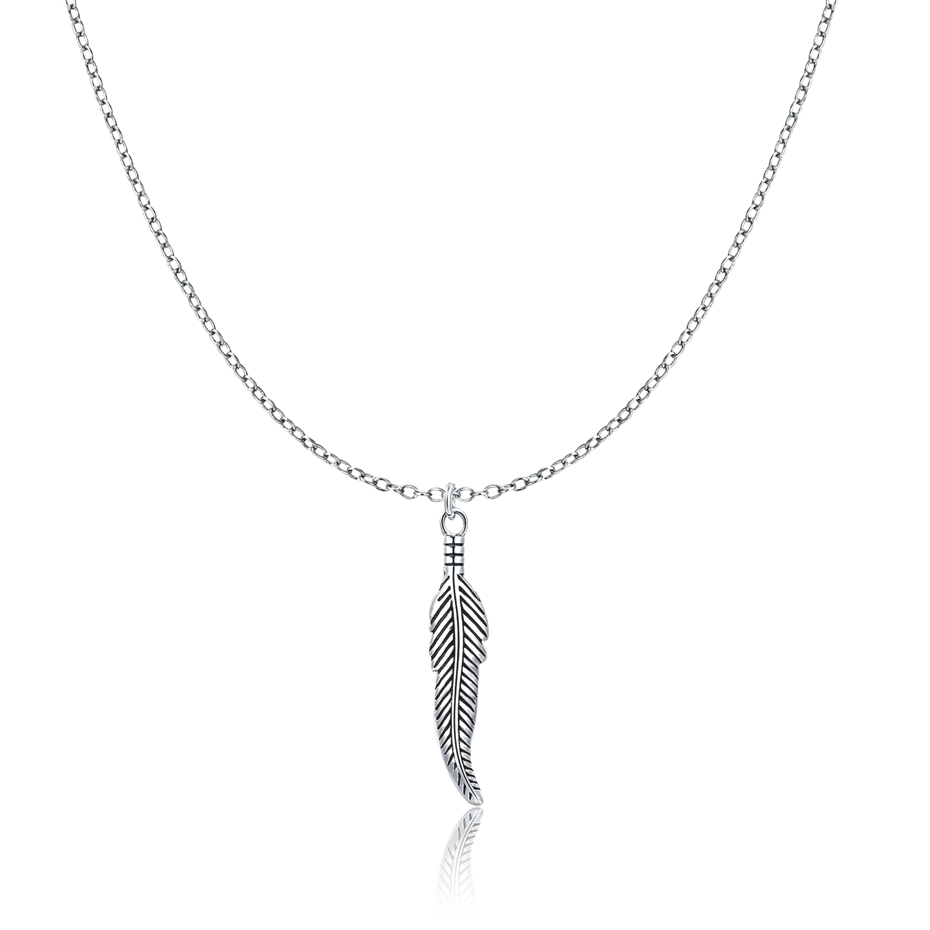 Feather BRAVE Men's Necklace - SophiaJewels