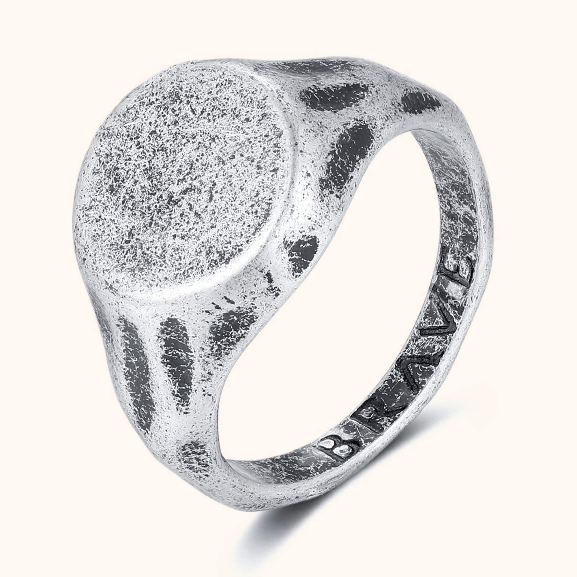 "Ashen" BRAVE Men's Ring - SophiaJewels