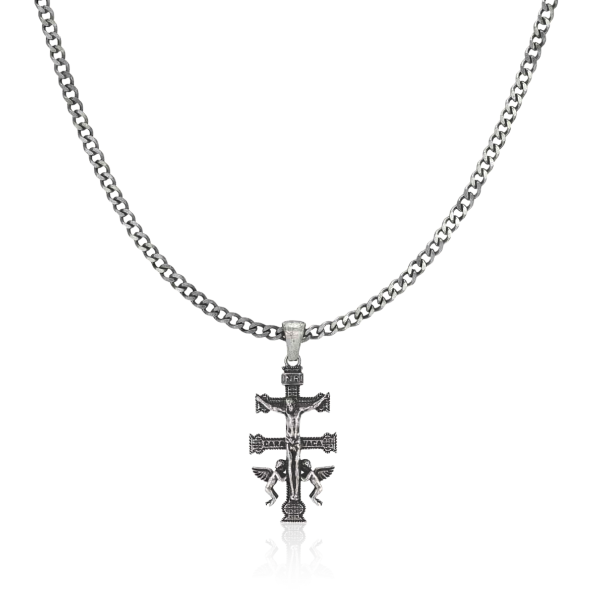 Caravaca Cross BRAVE Men's Necklace