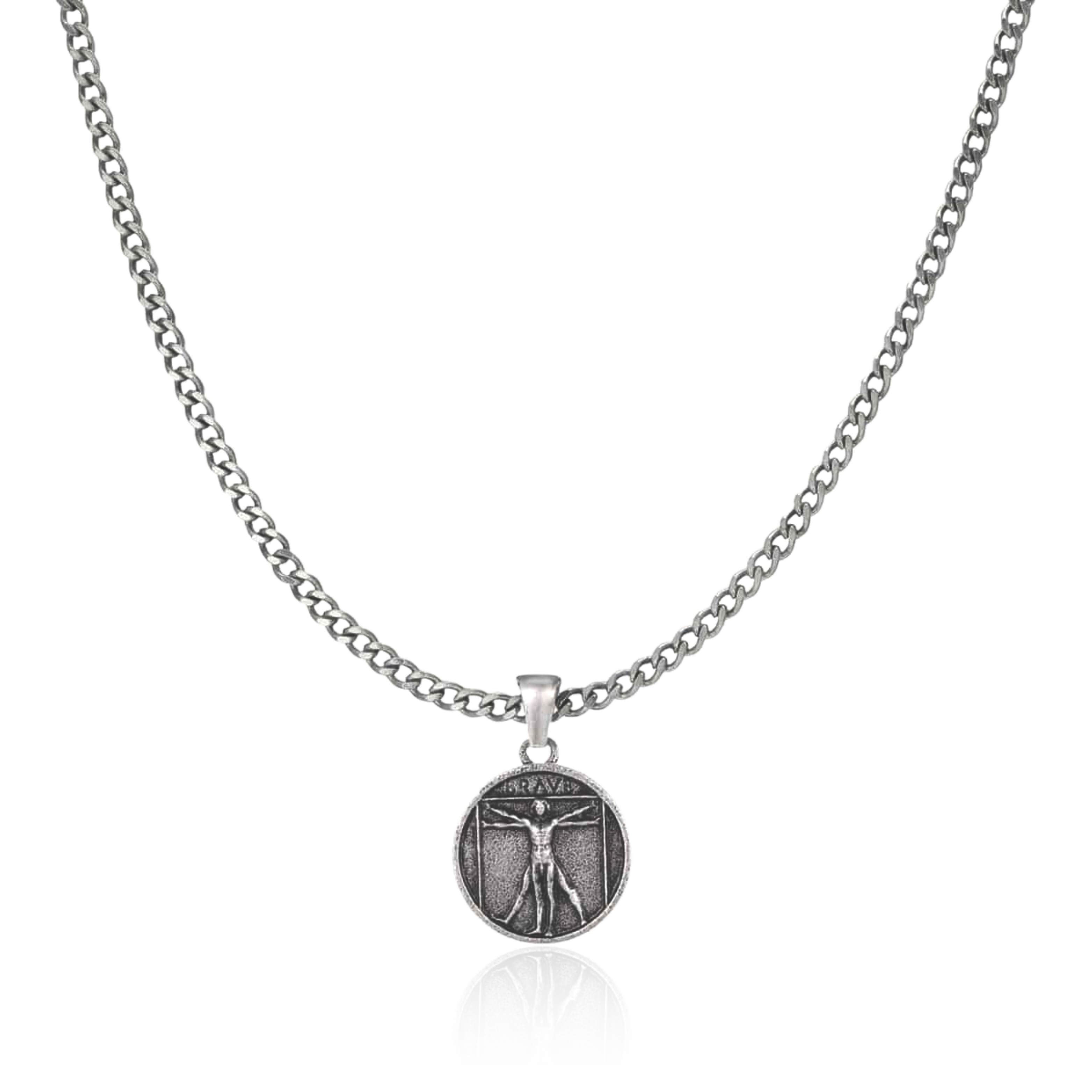 Vitruvius BRAVE Men's Necklace - SophiaJewels