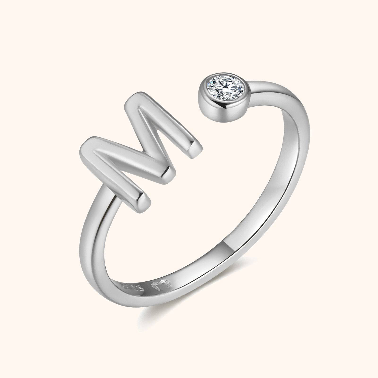 Top Letter Ring - SophiaJewels