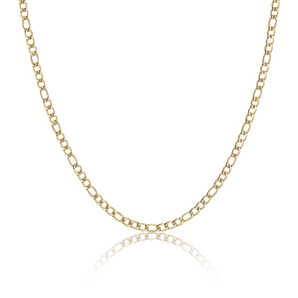 Figaro Simple Chain Necklace