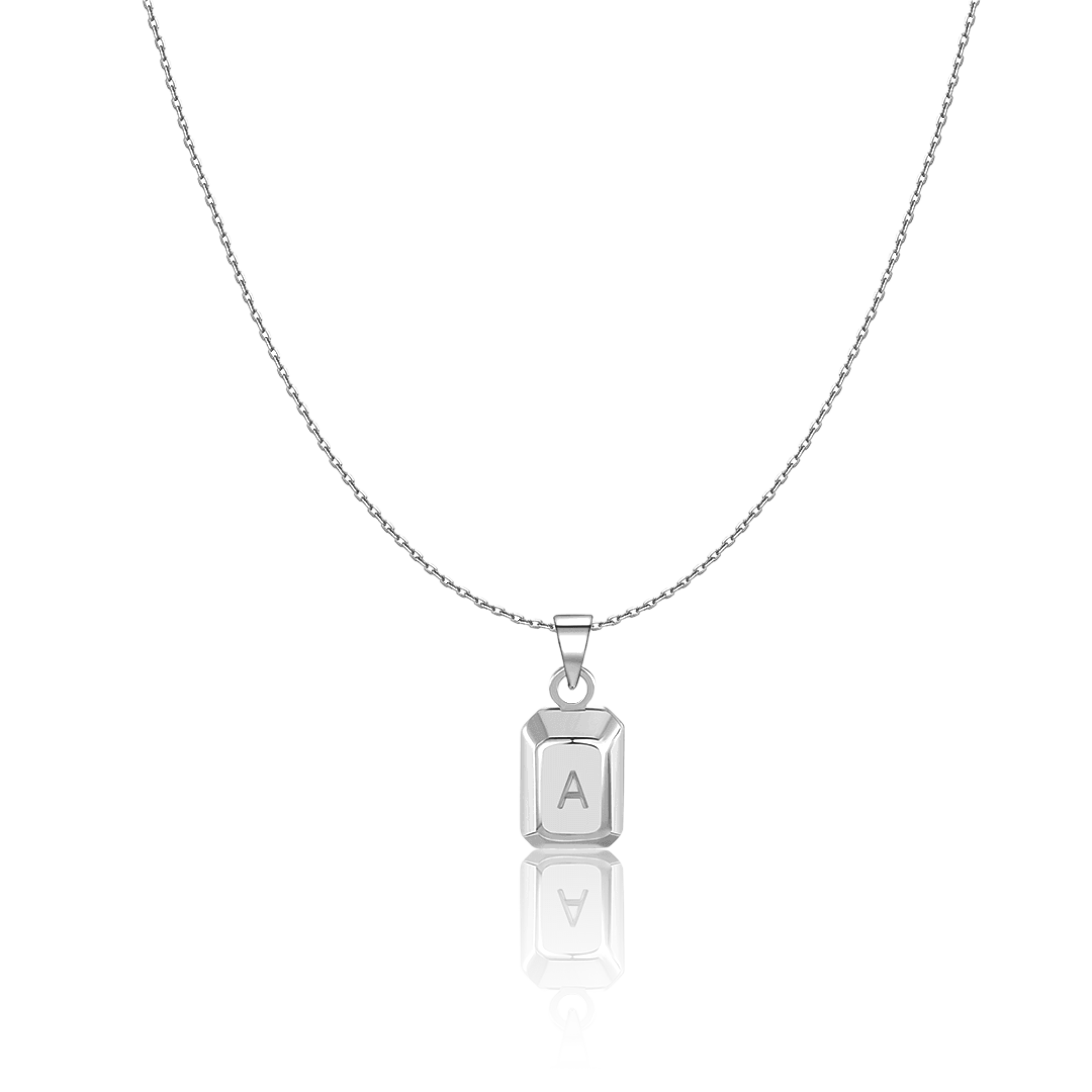 Ingot Initials Necklace